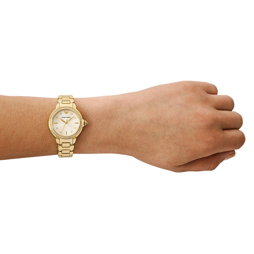 Emporio Armani AR11609 Mia Gold Watch - Luxury Women's Fashion Timepiece for Dressy & Everyday Wear | Perfect for Office, Parties & Special Occasions
