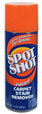 Spot Shot No Scent Stain and Odor Remover Foam - 14 oz | Powerful Carpet Cleaner for Pets, Kids & Home | Removes Tough Stains & Smells from Carpets, Upholstery & Furniture