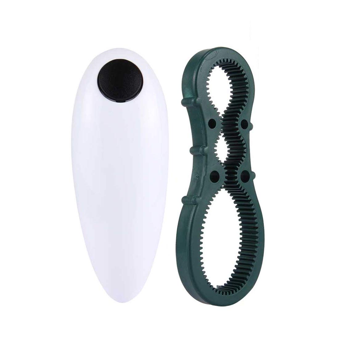 2-Pack Automatic Electric Can Opener & Bottle Opener - Effortless Kitchen Gadget for Home, Camping & Emergency Use