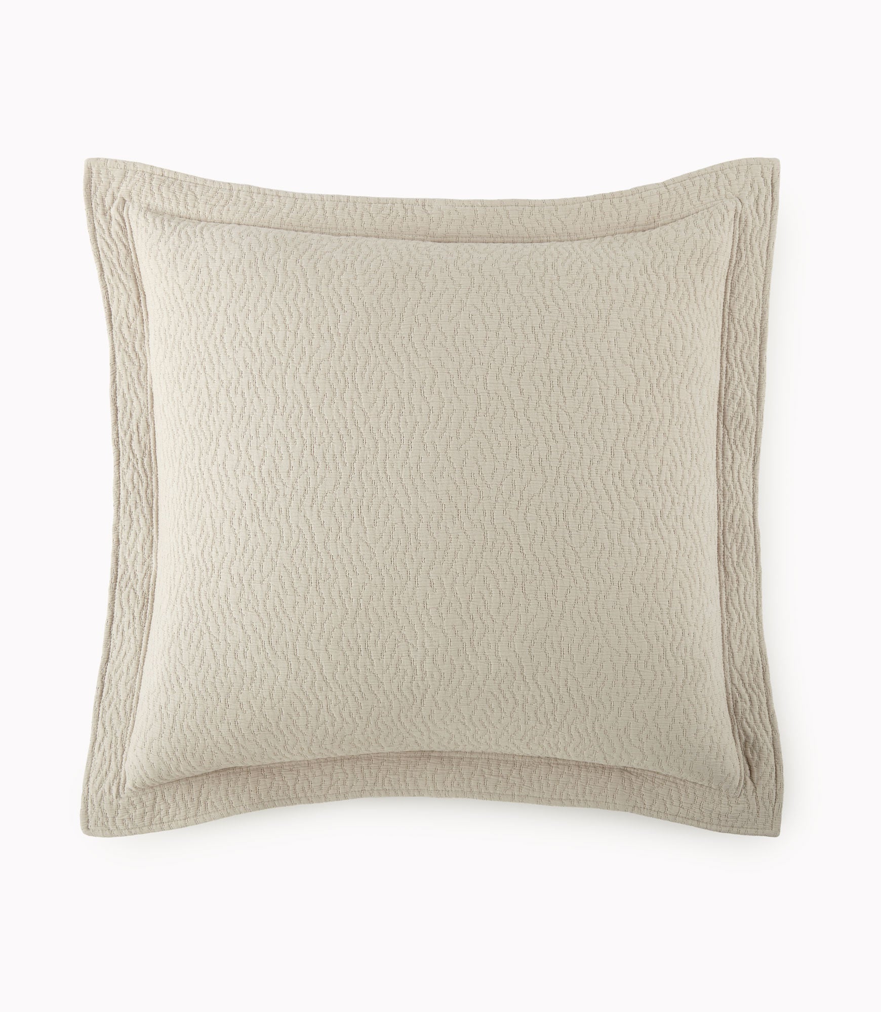 Luxury Mia Matelassé Sham - Premium Quilted Pillow Cover for Bedroom Decor - Elegant Home Textile for Master Bedroom, Guest Room & Hotel Styling