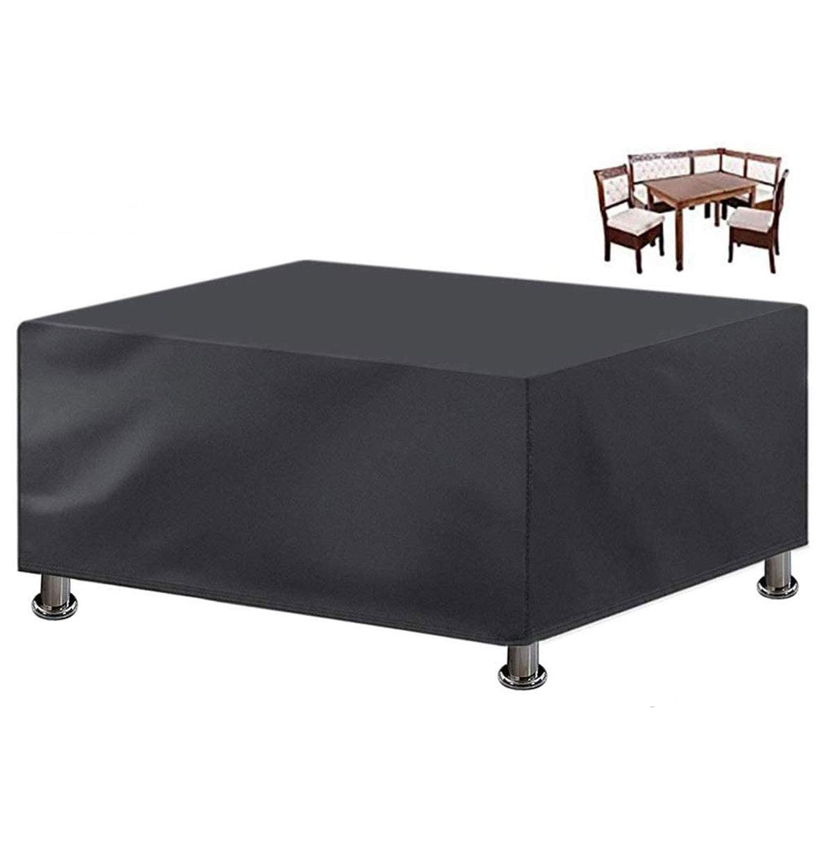 **180x120x70cm Waterproof Anti-UV 420D Oxford Garden Table Cover – Durable Patio Furniture Protector for Outdoor Use in Rain, Sun & Snow**