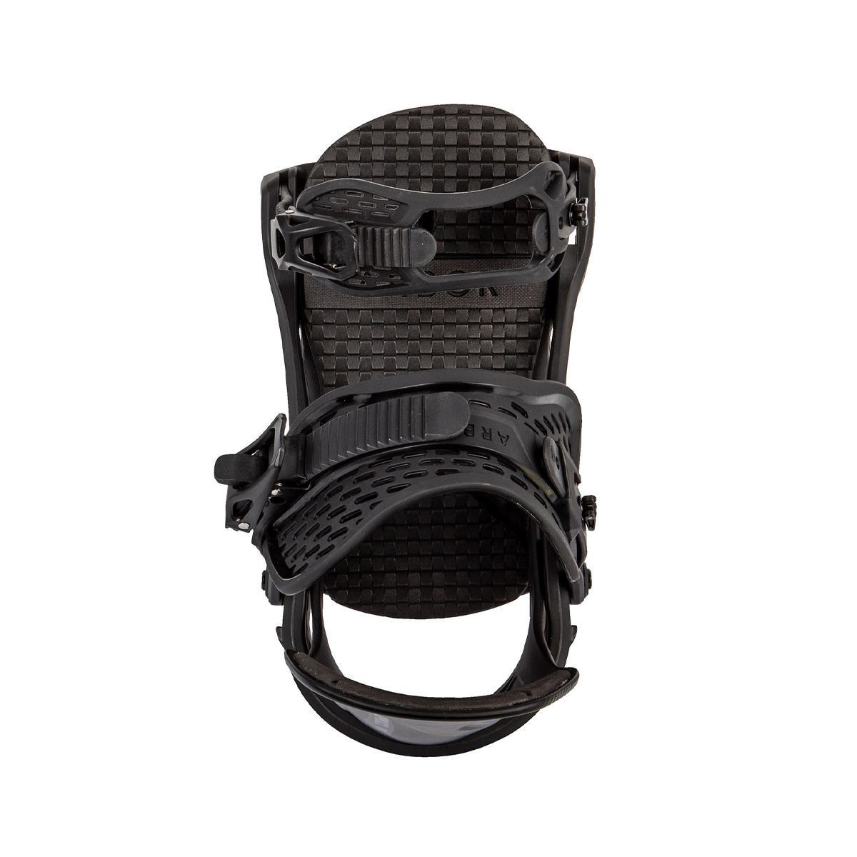 Arbor Spruce Snowboard Bindings - Black | High-Performance Snowboard Bindings for All-Mountain & Freestyle Riding | Perfect for Powder, Park & Backcountry Adventures