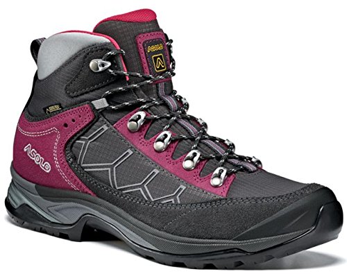 Asolo Women's Falcon GV Hiking Boot - Waterproof Leather Trekking Shoes for Outdoor Adventures, Size 7.5, Graphite Color - Perfect for Hiking, Backpacking & Mountain Climbing