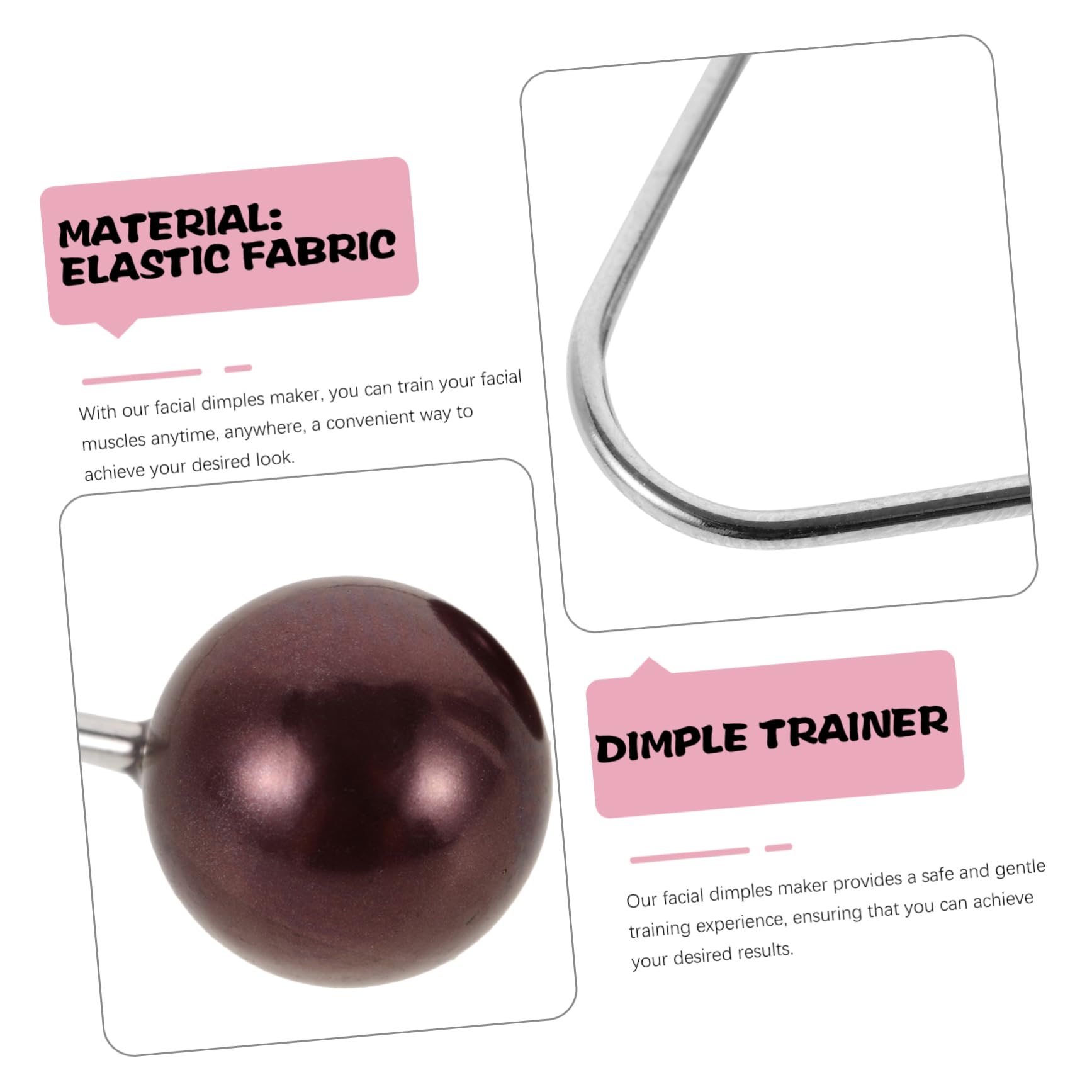 Cheeks Balls Dimples Maker - Facial Dimples Trainer for Natural Looking Dimples | Perfect for Christmas Gifts, Beauty Enhancement & Selfie Posing