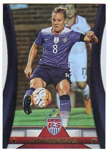 2015 Panini US National Women's Team Holofoil Soccer Card #5 Amy Rodriguez - USA Official Soccer Trading Card - Perfect for Collectors, Fans & Sports Memorabilia Enthusiasts