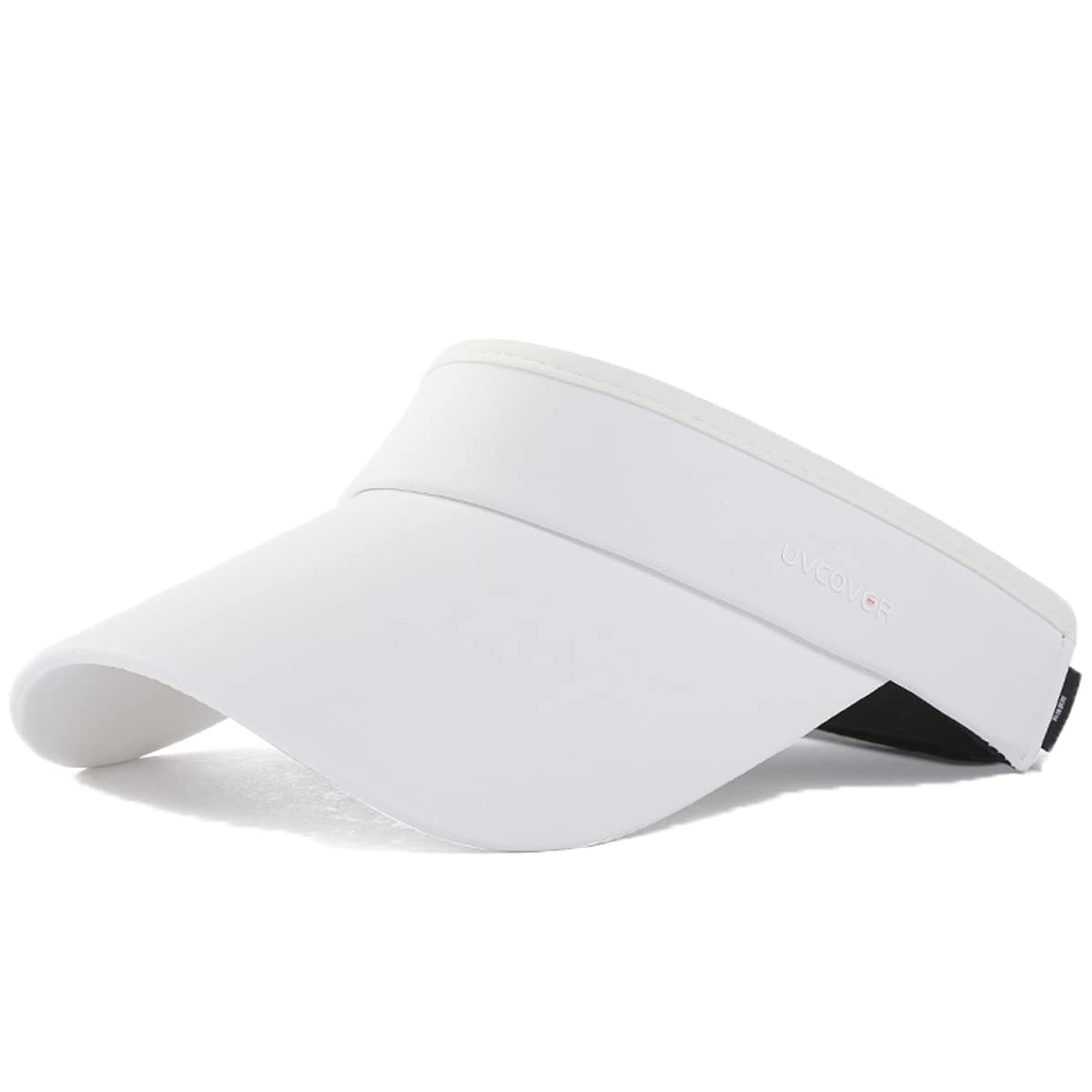 UPF 50+ Sun Visor Hat for Women - Adjustable Round Brim Sports Visor for Golf, Tennis & Outdoor Activities - UV Protection Headwear for Running, Hiking and Beach