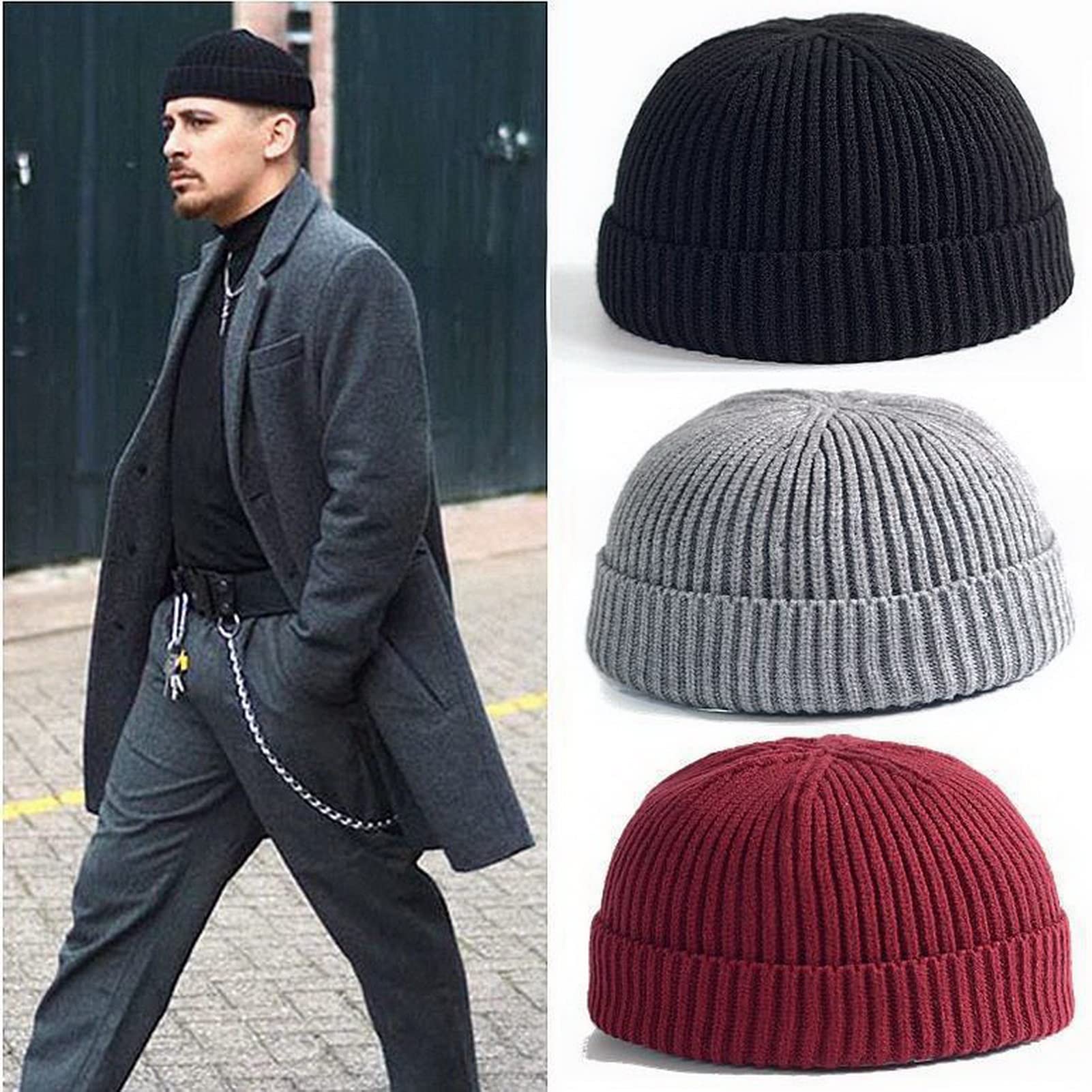 Faringoto Beanie Hat for Men & Women - Warm Winter Knit Cap for Outdoor Sports, Hiking, Skiing - Cozy Stocking Stuffer Gift for Christmas & Cold Weather Activities