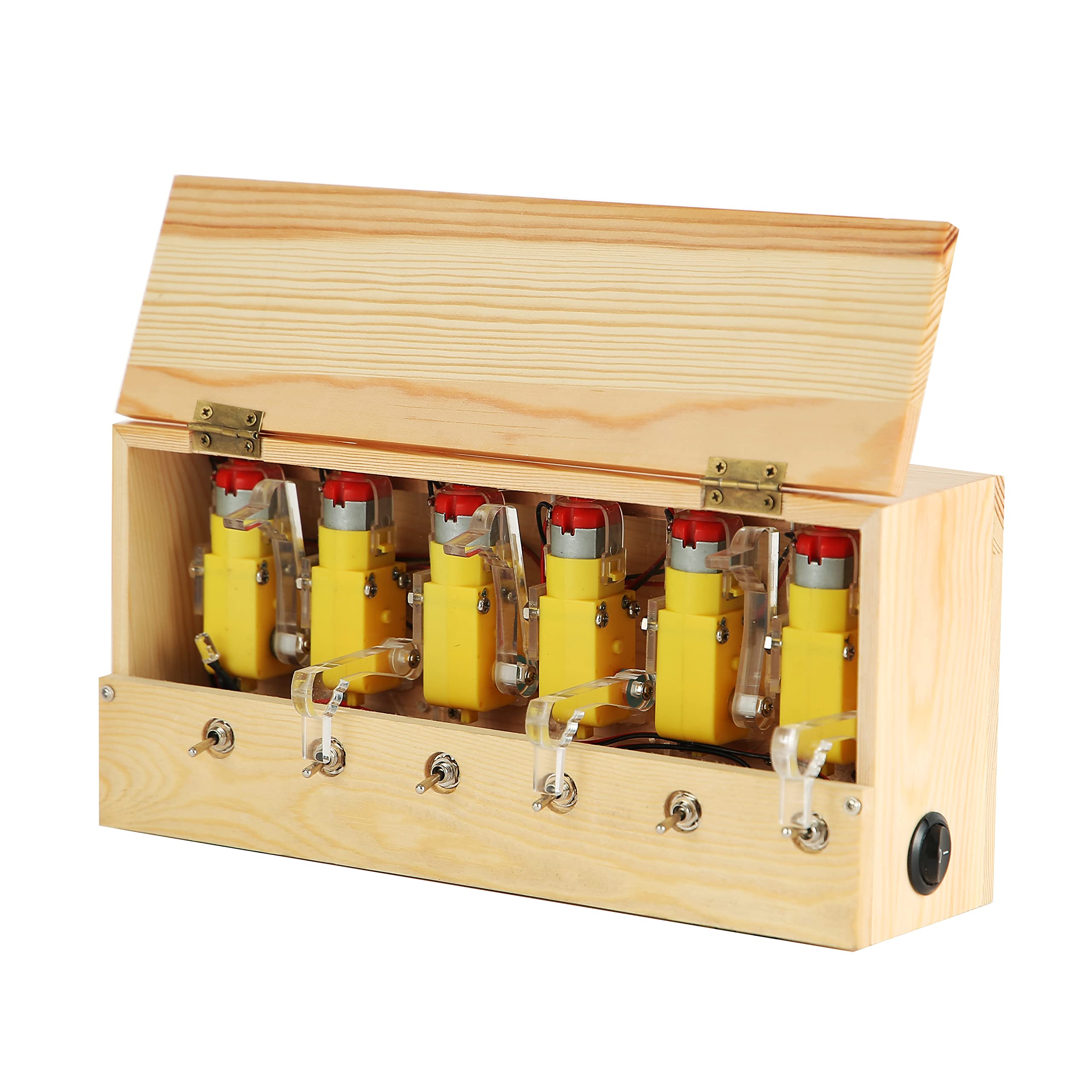Funny Useless Box Wooden Toy - Creative Multiple Switches for Kids | Perfect Gift for Birthday, Party & Stress Relief