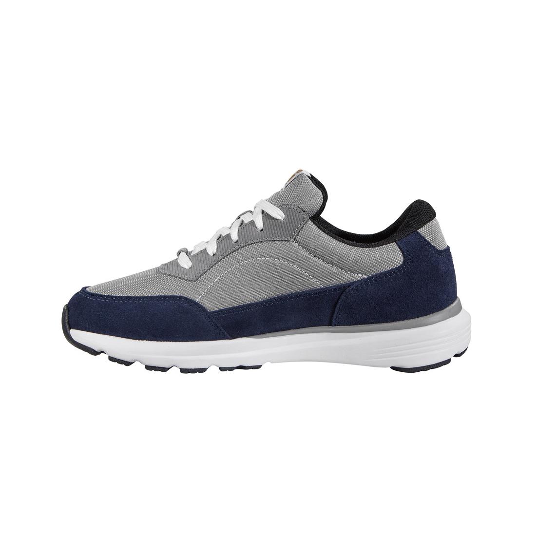 Greenfield Women's ESD Soft Toe Sneakers - Slip Resistant Work Shoes for Nurses, Chefs & Healthcare Professionals (Blue/Grey) | Comfortable & Lightweight for Long Shifts