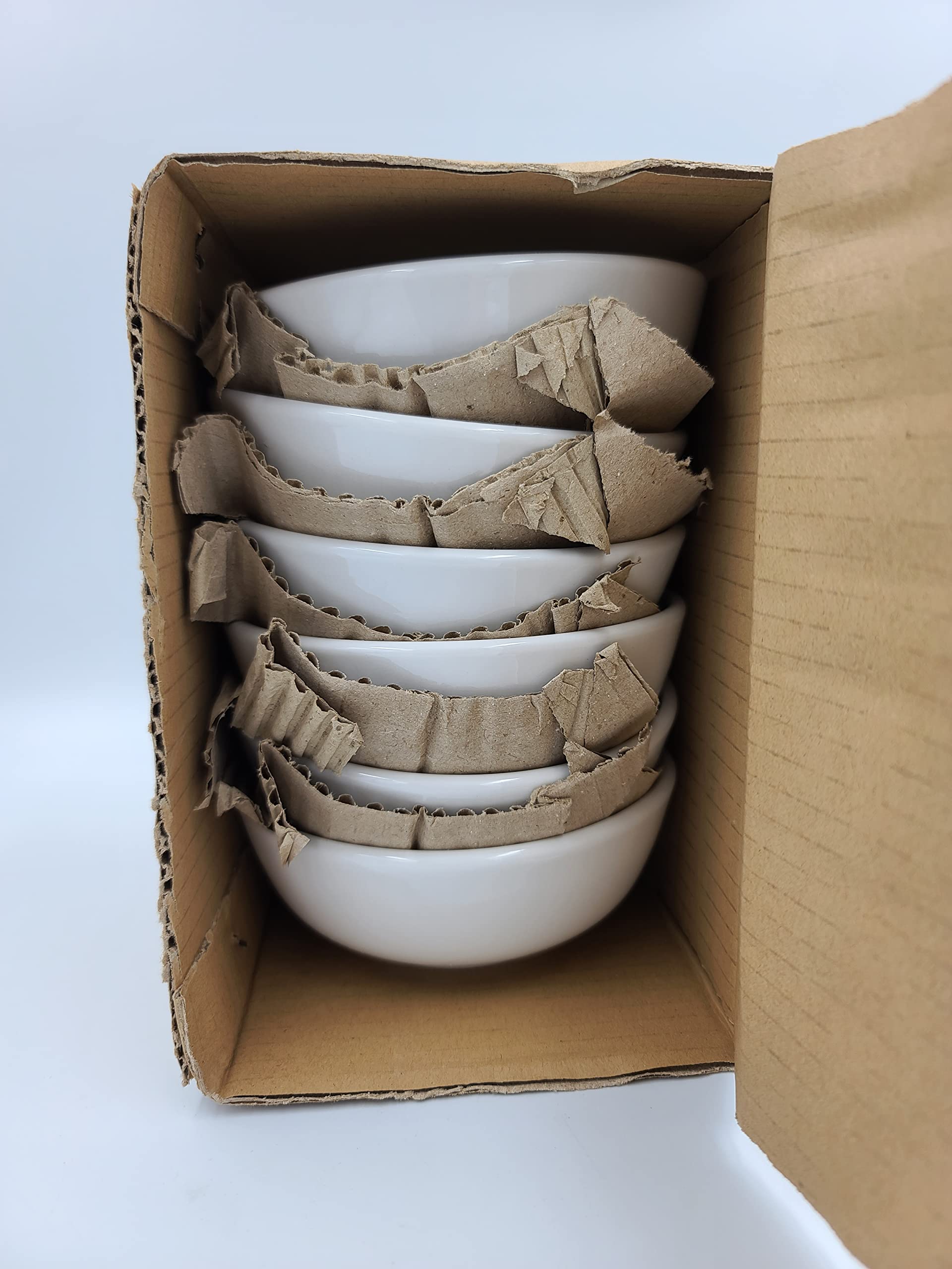 Premium 6-Pack 10 Oz Porcelain Soup Bowls - Restaurant Quality Noodle Bowls for Ramen, Pho & Asian Cuisine - Microwave & Dishwasher Safe Dinnerware Set