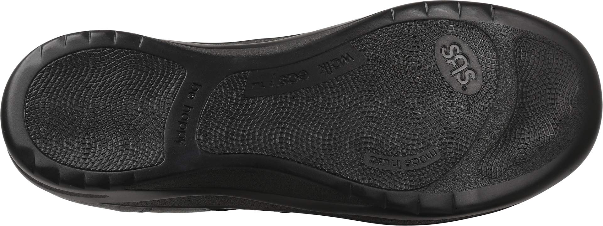 SAS Walk Easy Comfort Walking Shoes for Women - Black Size 7 Narrow (AA) | Lightweight Supportive Footwear for Walking, Travel & Everyday Wear