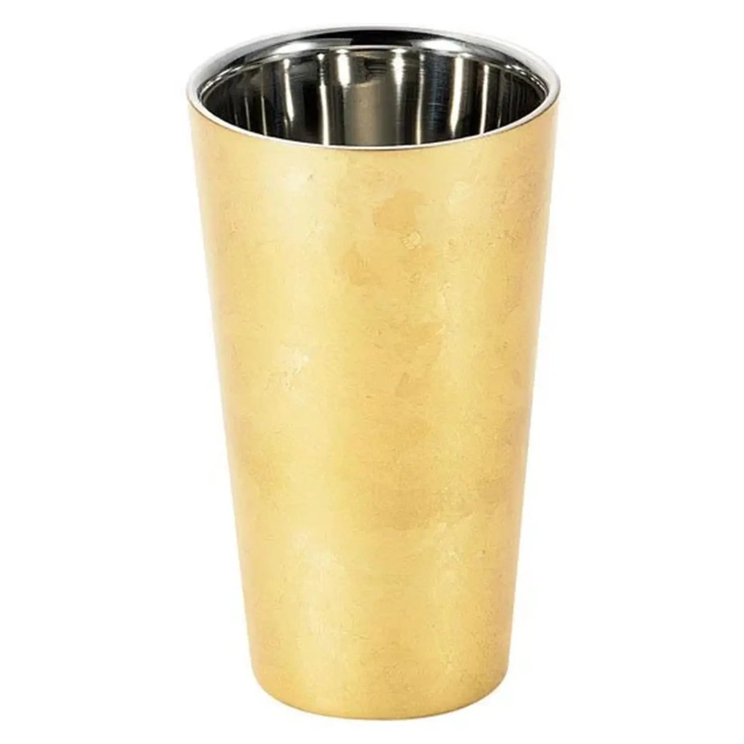 Asahi Hakugoromo 250ml Stainless Steel Double Wall Insulated Beer Glass - Keeps Drinks Cold for Hours, Perfect for Iced Beer, Cocktails, and Outdoor Parties