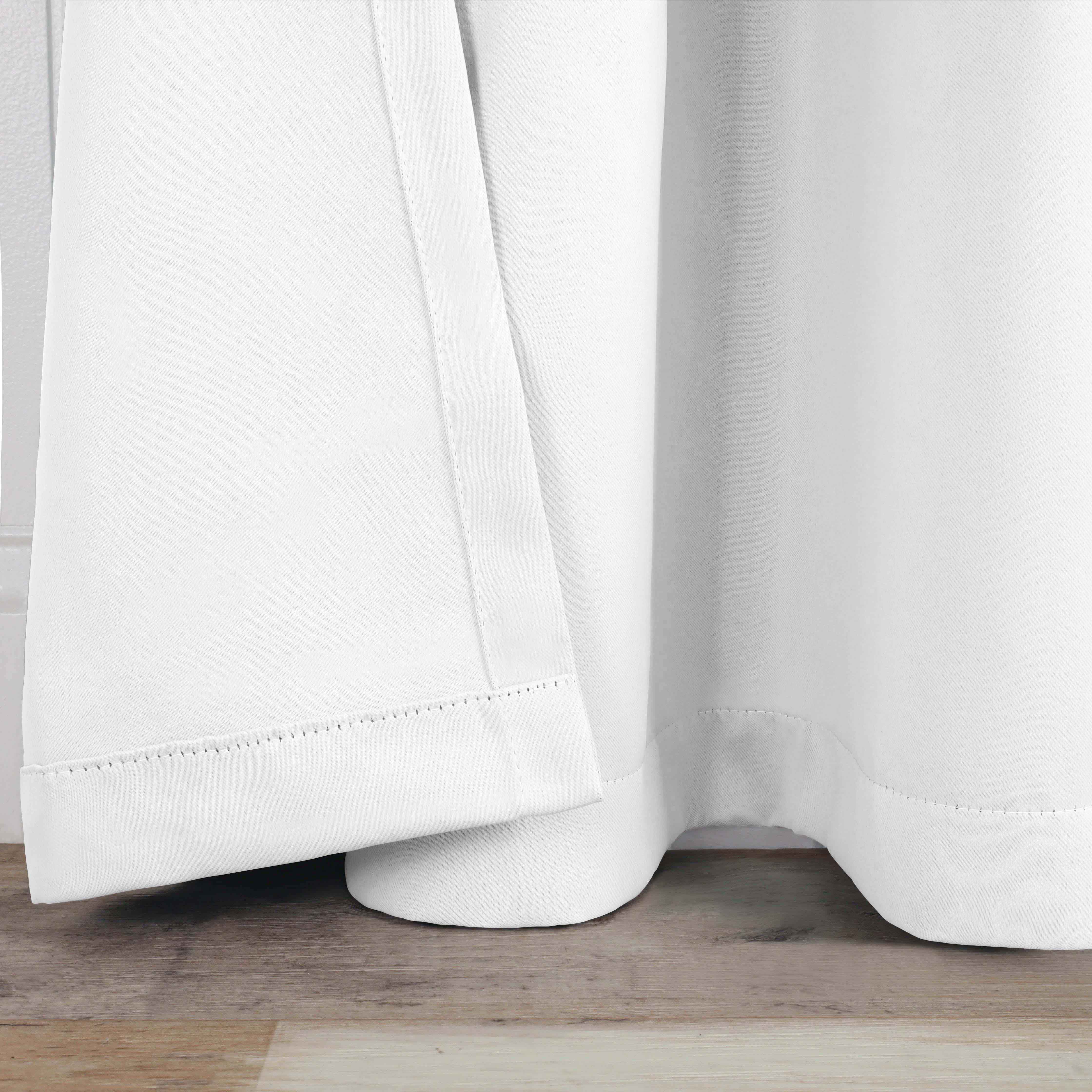 Blackout Curtains for Bedroom - Solid Room Darkening Back Tabs Window Drapes, Set of 2 Panels - Perfect for Nursery, Home Theater & Light Sleepers