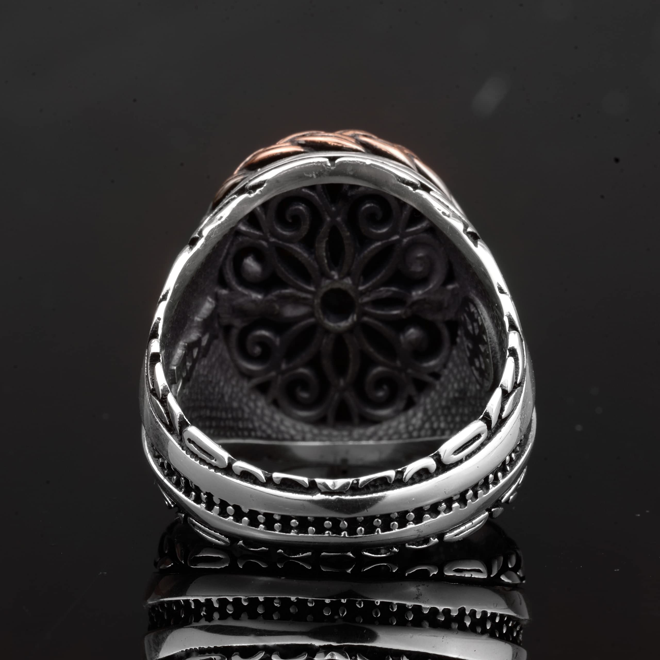 Authentic Natural Bloodstone Gemstone Handmade Sterling Silver Men's Ring for Healing & Protection – Perfect for Gifts, Meditation & Spiritual Jewelry