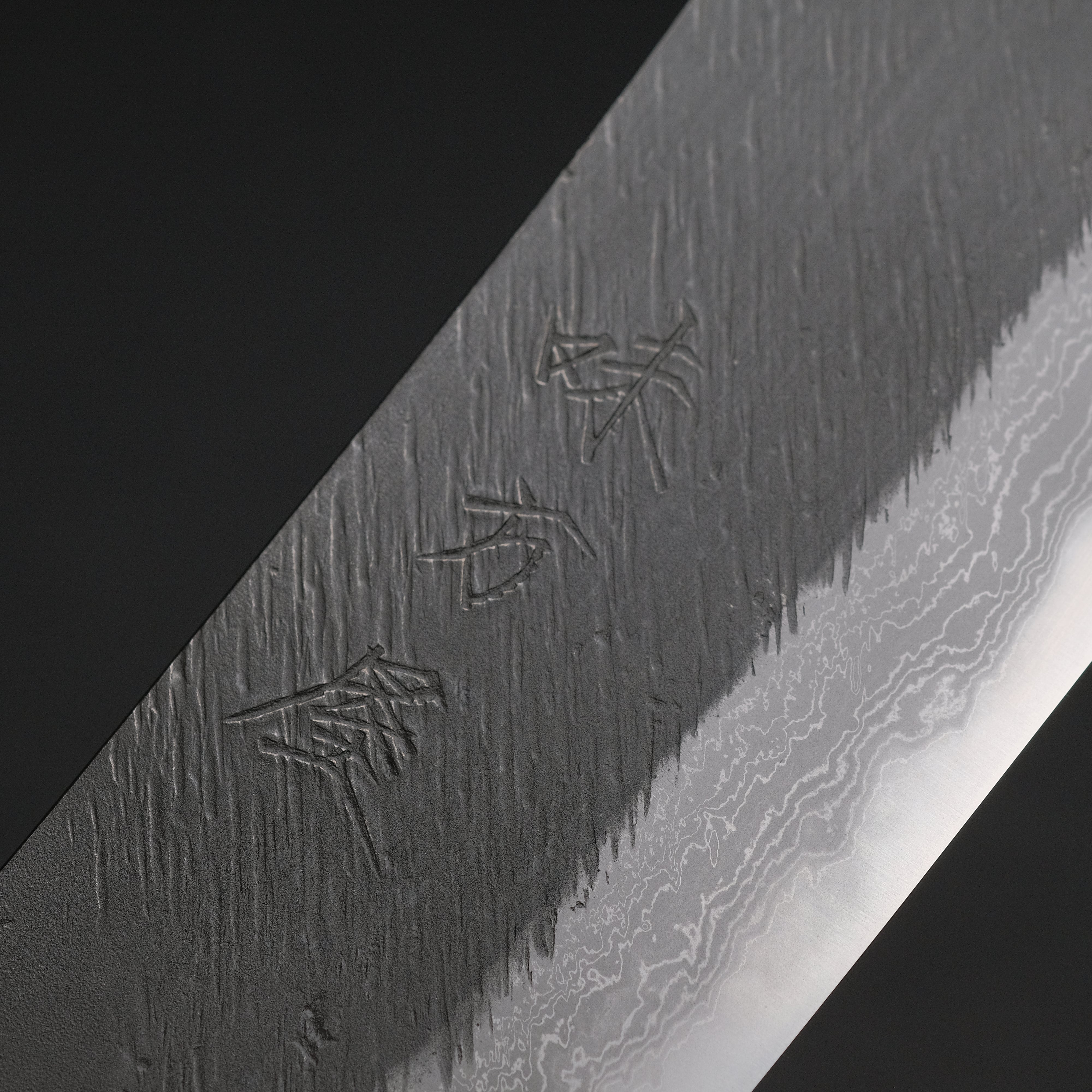 Premium Ajikataya White #2 Matsuba Damascus Hakata 180mm Kitchen Knife with Olive Wood & Resin Handle (#24) - Perfect for Sushi, Sashimi, and Japanese Cuisine Preparation
