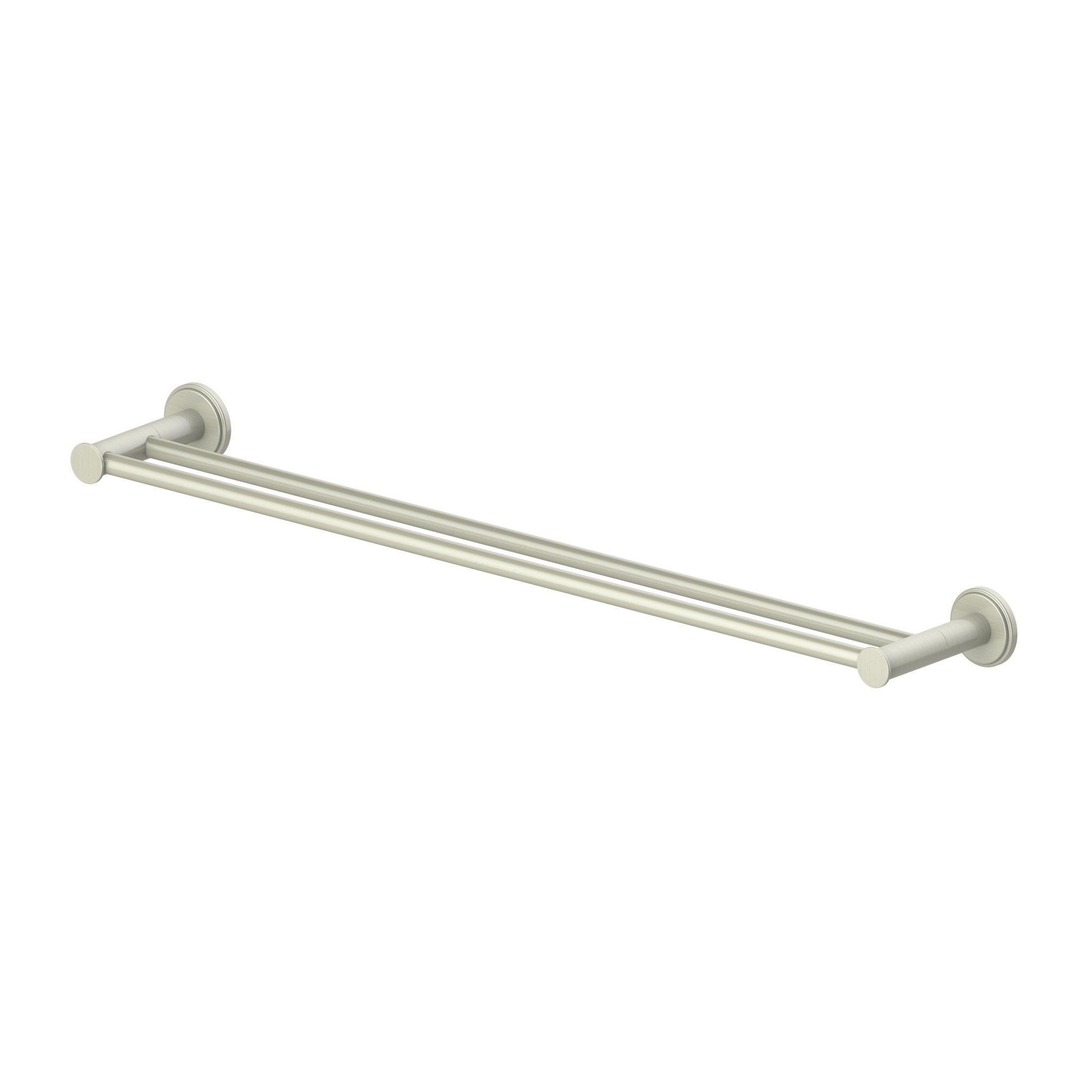 ZLINE El Dorado Double Towel Rail in Brushed Nickel - Premium Bathroom Towel Holder for Modern Homes (ELD TRD BN) - Perfect for Spa-Like Bathrooms & Luxury Vanities