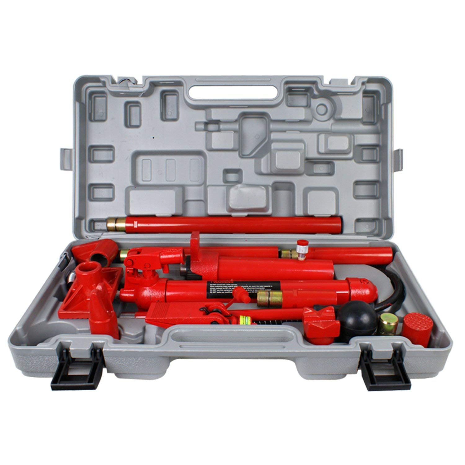 10 Ton Hydraulic Jack Body Frame Repair Kit - Heavy Duty Auto Shop Tool Lift Ram for Car Frame Straightening & Collision Repair - Perfect for Mechanics & DIY Auto Body Work