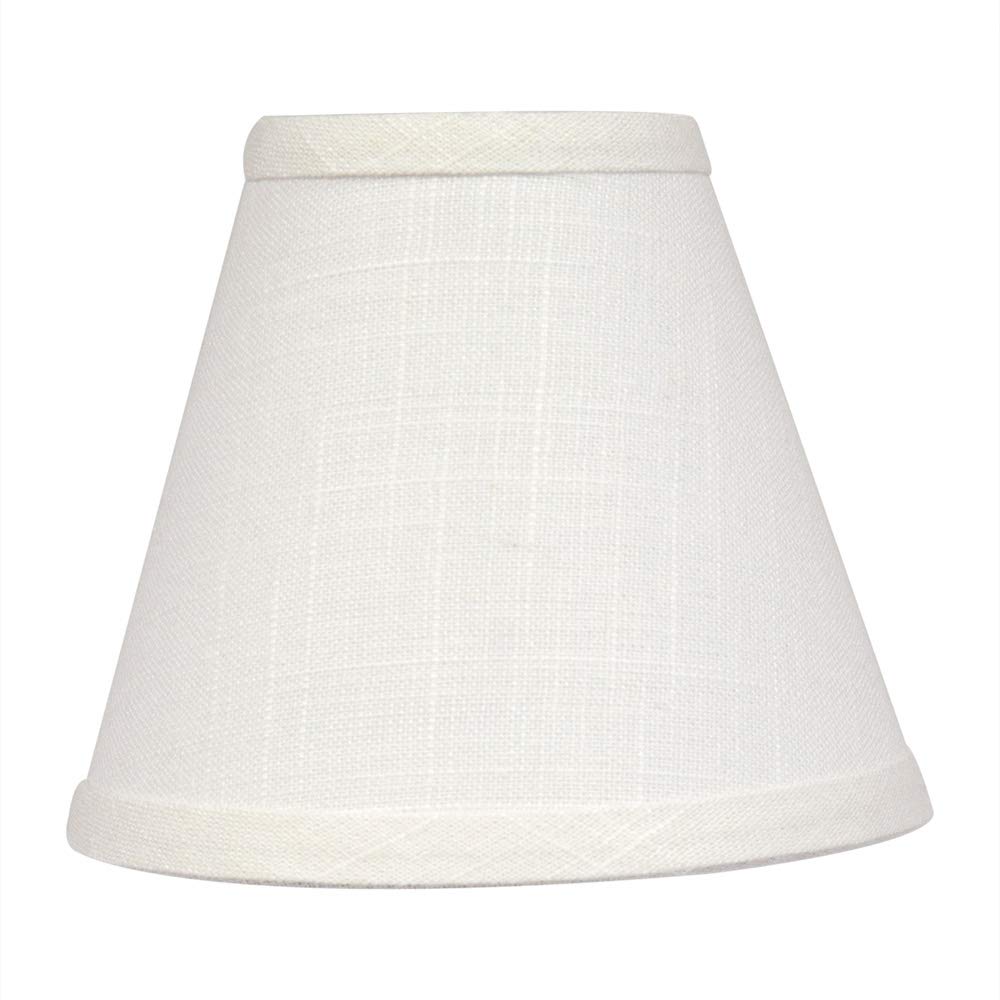 Tootoo Star Barrel White Small Lamp Shade - 6x10x7.5 Inch Fabric Replacement Shade for Table & Floor Lamps - Spider Fitler Model - Perfect for Bedroom, Living Room & Office Lighting Decor