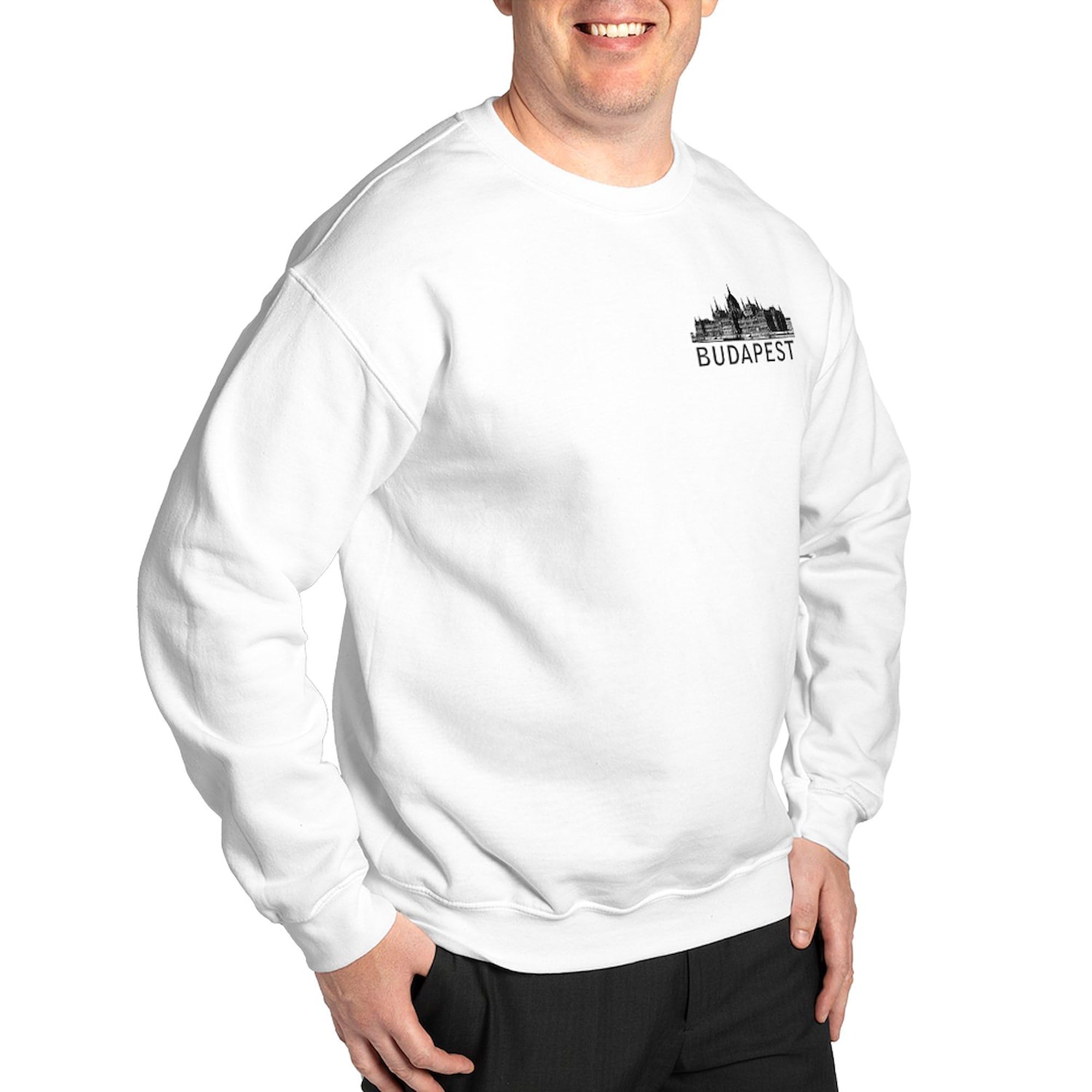 Budapest Sweatshirt - Classic Crew Neck Lightweight Pullover | Comfortable Casual Wear for Travel, Sightseeing & Everyday Use