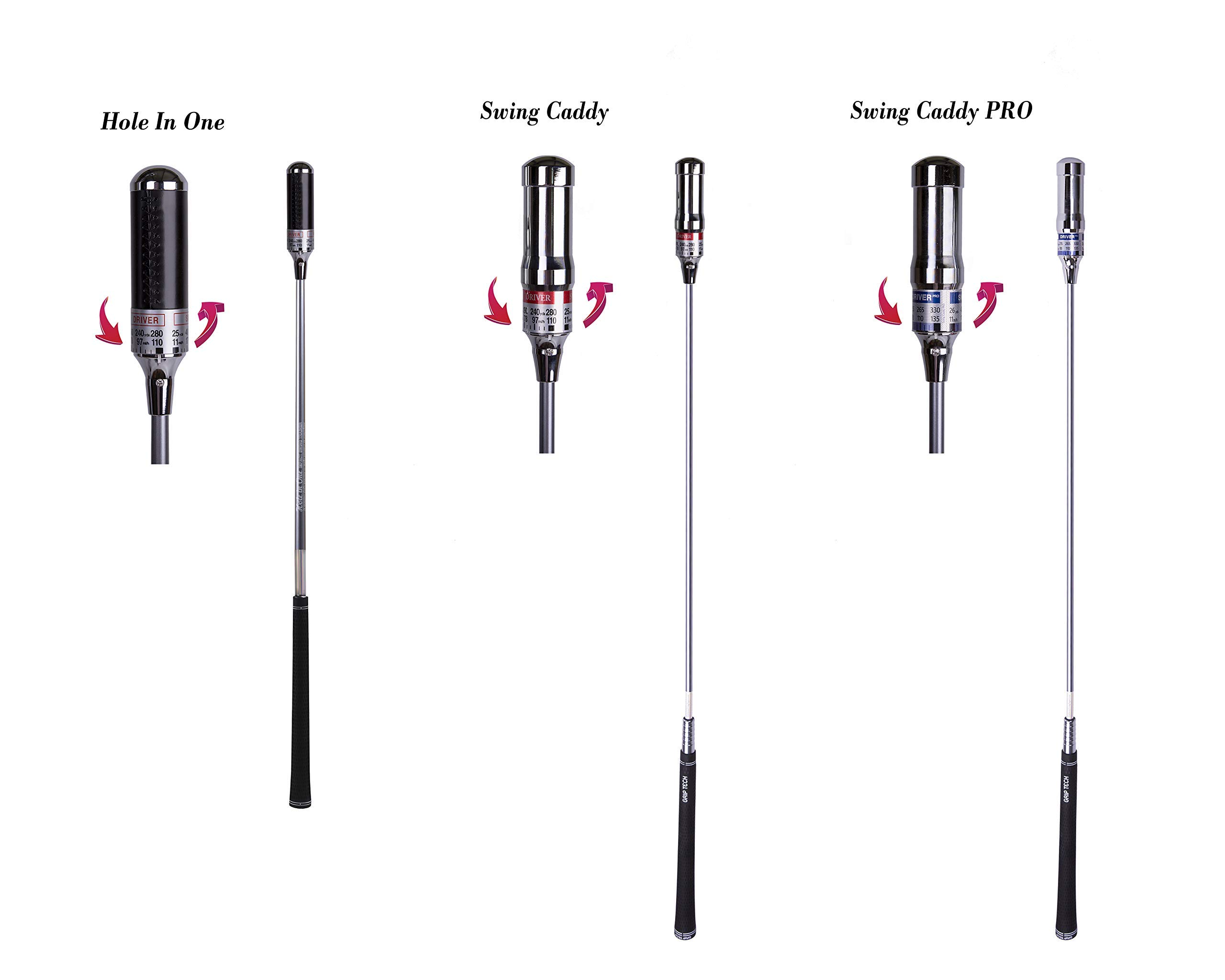 Golf Swing Trainer - Patented for Distance, Rhythm, Tempo & Accuracy | Perfect for Warmup & Practice | Improve Your Golf Game at Home or Driving Range
