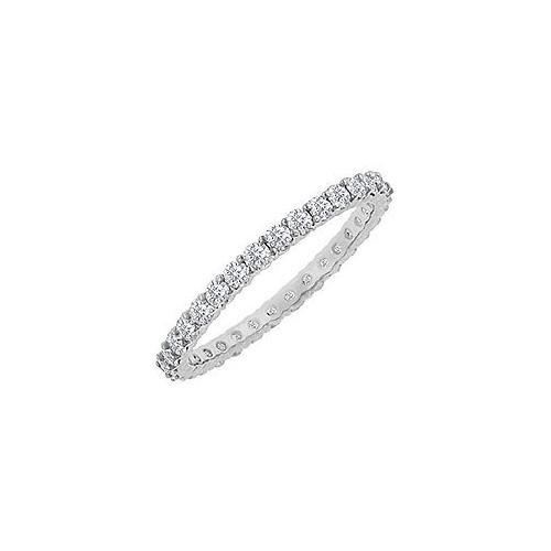 18K White Gold Diamond Eternity Bangle Bracelet - 6.00 CT Round Cut Diamonds for Women, Perfect for Anniversary Gifts, Wedding Bands & Special Occasions