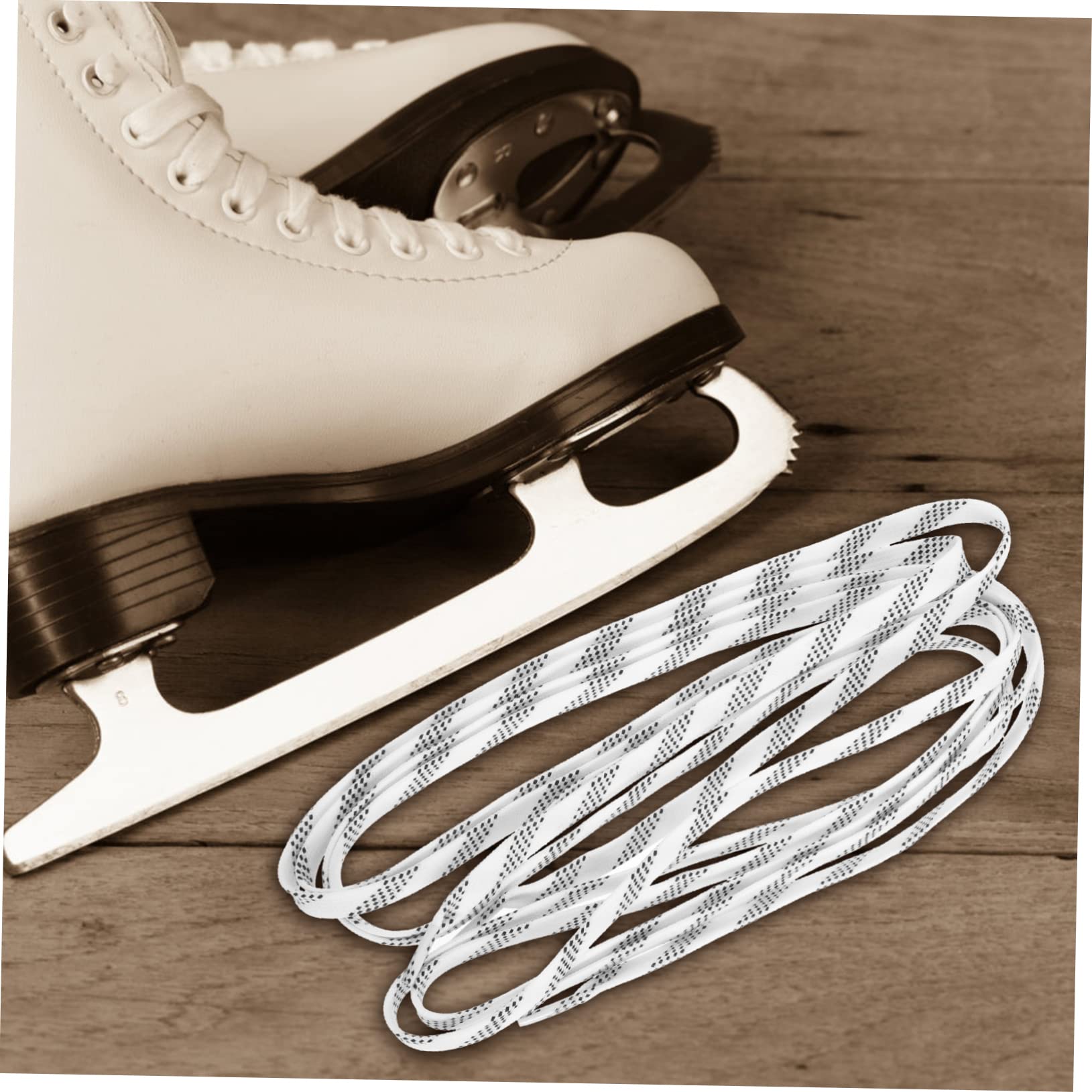 5 Pairs Durable Hockey Skate Laces - Premium Outdoor & Ice Skating Shoelaces for Athletes - Strong Shoe Strings for Hockey, Skiing & Sports (Perfect for Rinks, Arenas & Winter Activities)