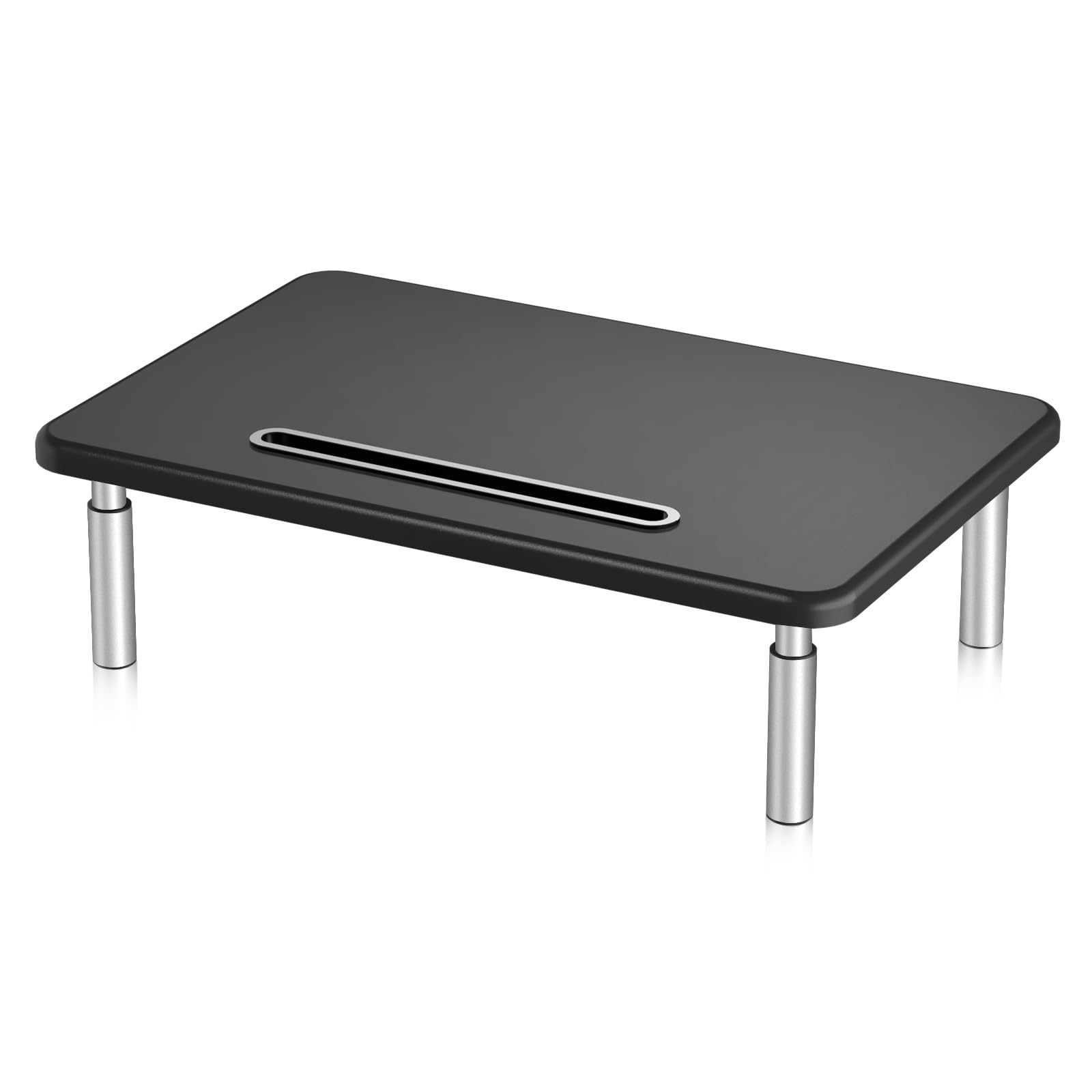 Suptek Adjustable Laptop Stand with Metal Vented Platform - 3 Height Settings for Laptop, Monitor & PC - Ergonomic Computer Riser for Home Office, Gaming & Workstation Setup (MST003M)