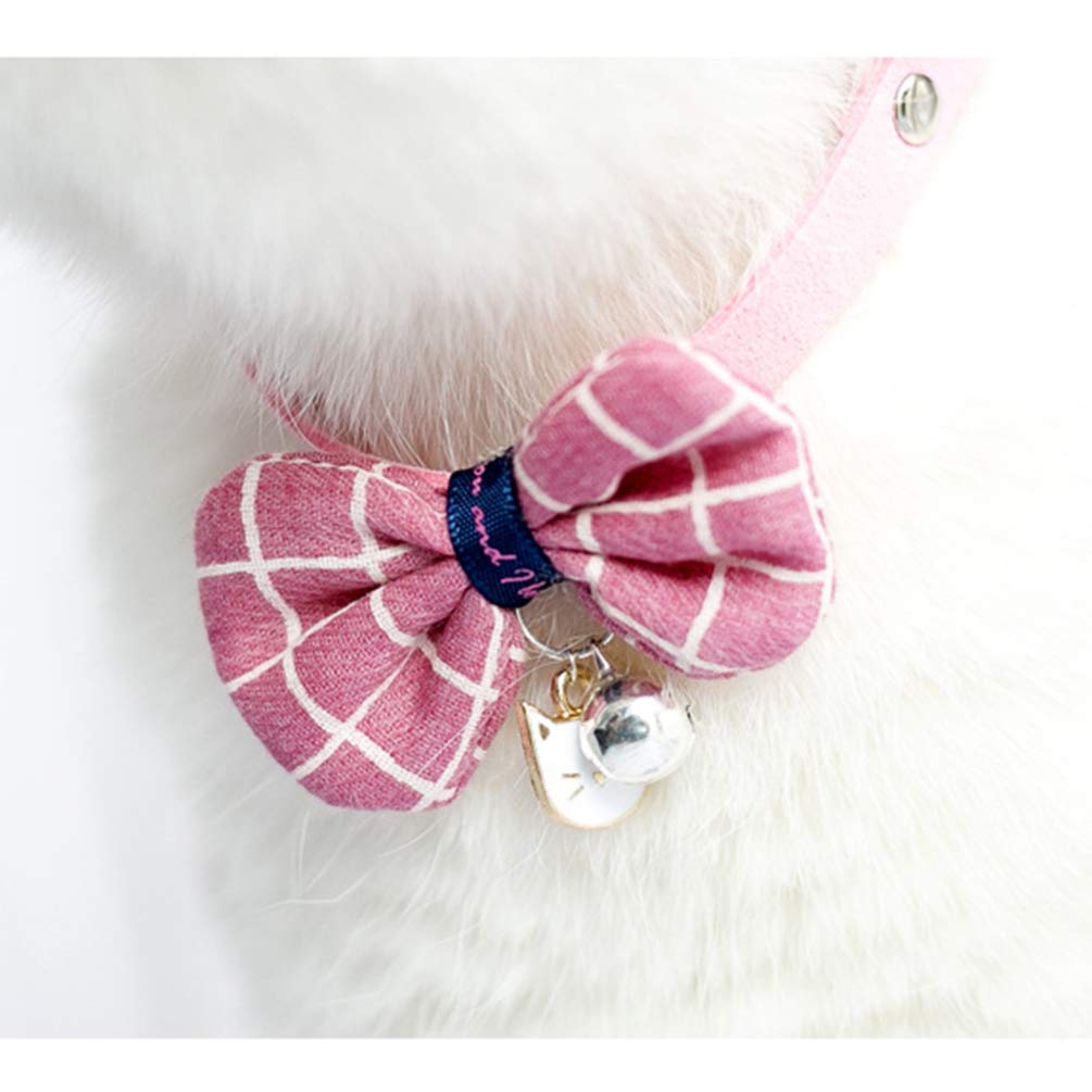 Balacoo 2-Pack Tiny Puppy Collars with Bow Tie - Adjustable Pet Bandana Bibs & Necklace for Small Dogs - Red Thick Plate Comfortable Collar for Puppies - Perfect for Daily Walks, Grooming & Special Occasions