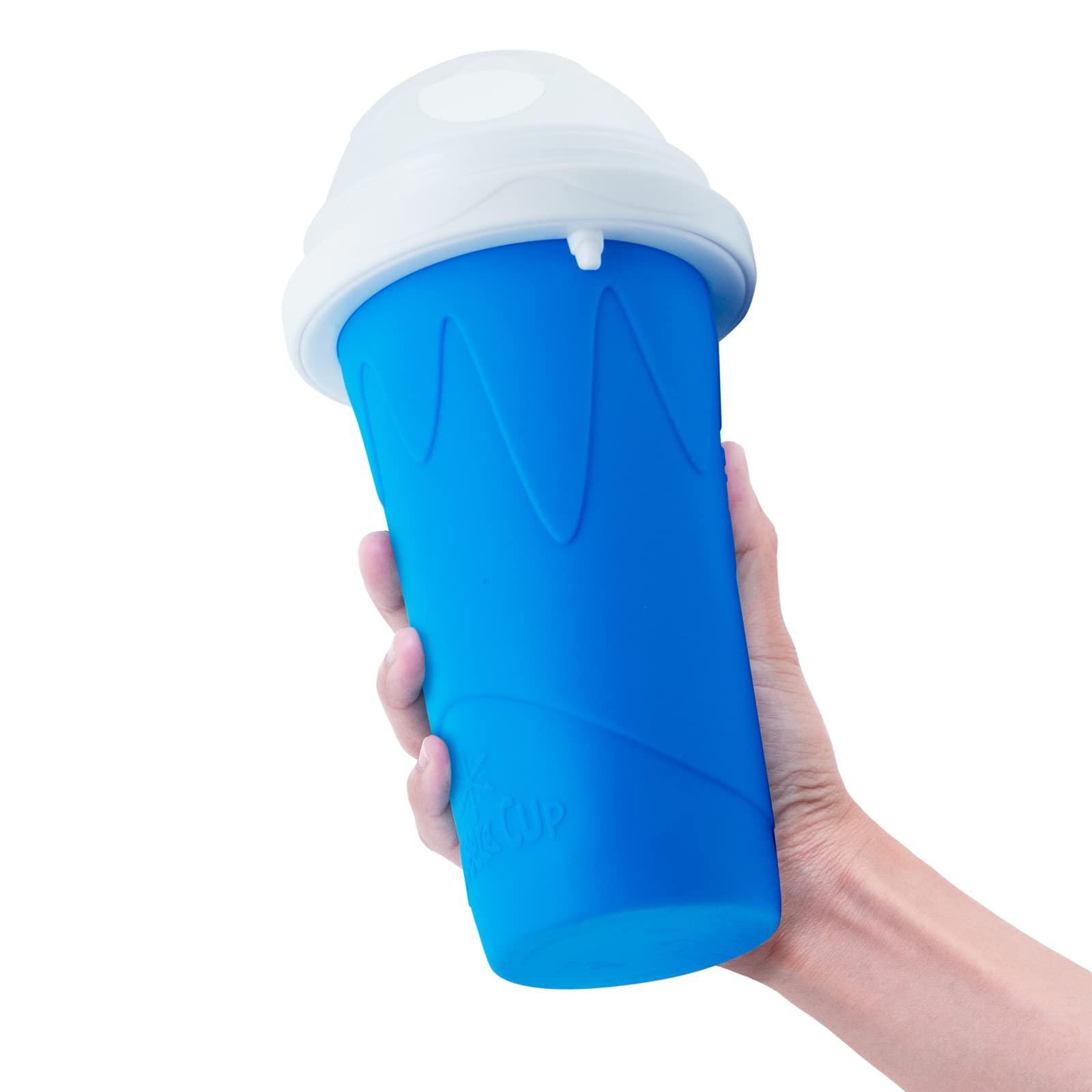 **Magic Quick Freeze Slushy Maker Cup – DIY Slushie, Smoothie, Milk & Juice Freezer Cup with Lid & Straw – Perfect for Kids, Parties, Summer Drinks & Outdoor Fun (Blue)**