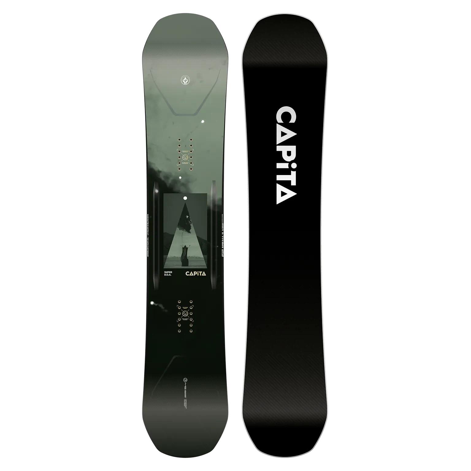 Capita Super D.O.A. Snowboard 2025 - All-Mountain Freestyle Snowboard for Men & Women | Perfect for Park, Powder & Backcountry Riding