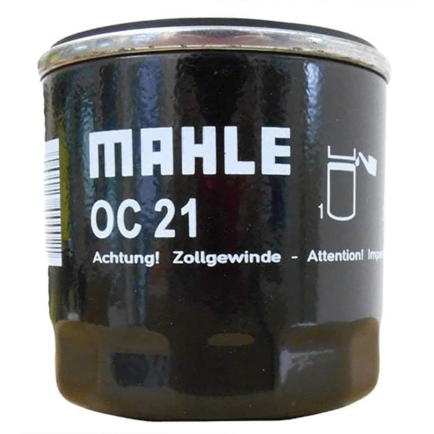 MAHLE OC 21 Premium Oil Filter for Cars, Trucks & SUVs - High Performance Engine Protection for Smooth Driving & Longevity