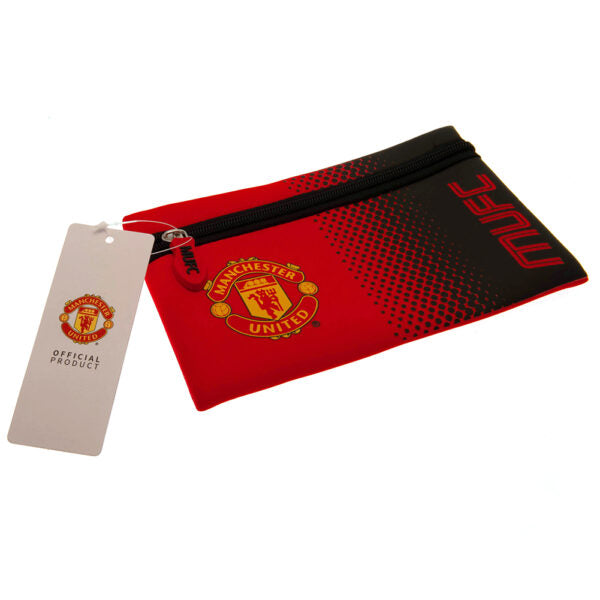 Manchester United Fade Pencil Case - Official Licensed School & Office Supplies for Soccer Fans - Perfect for Students, Teachers & Football Enthusiasts