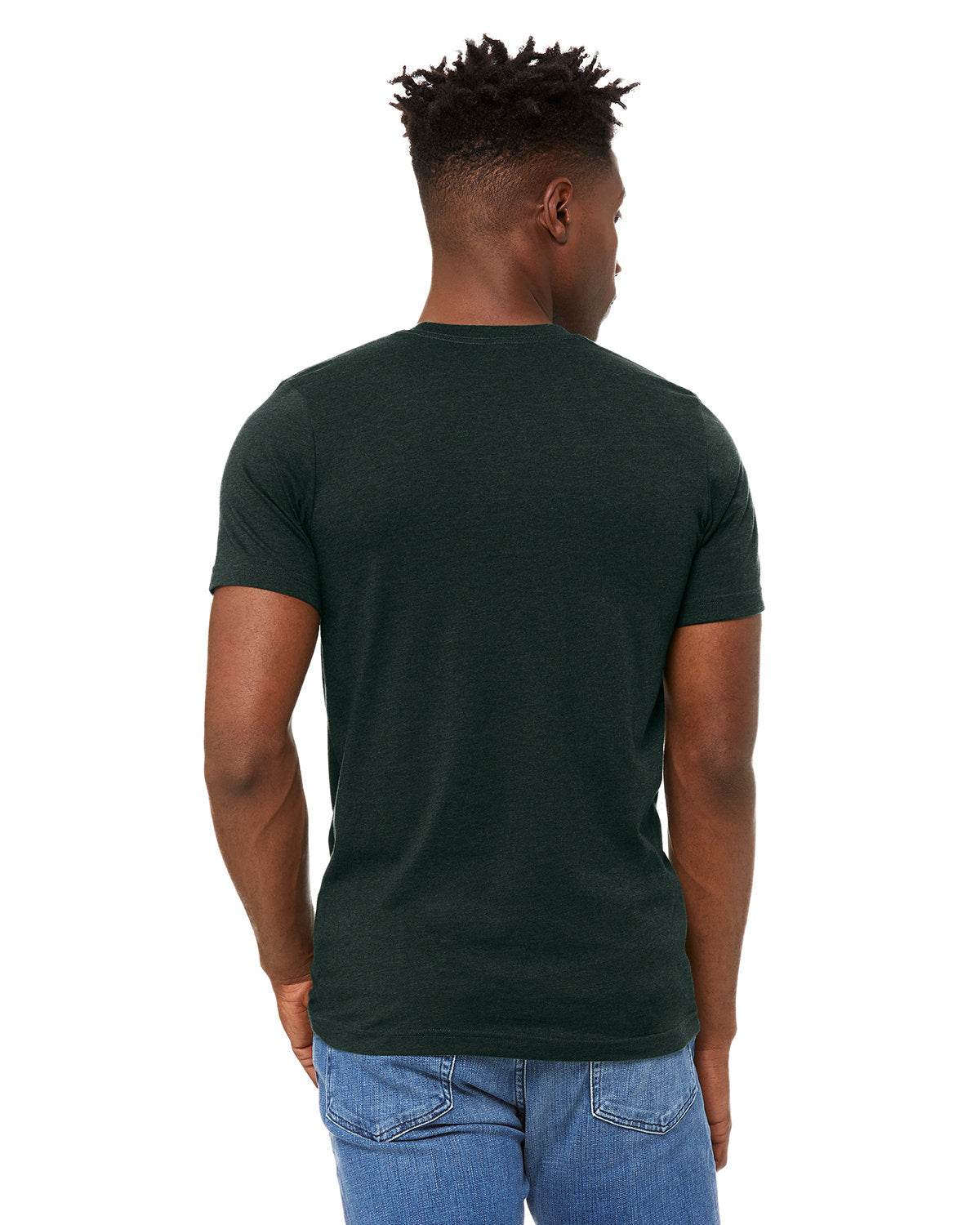 Bella + Canvas 3001CVC Unisex Heather CVC Crew Neck T-Shirt - Soft Cotton Blend Tee for Men & Women - Perfect for Casual Wear, Screen Printing & Everyday Outfits