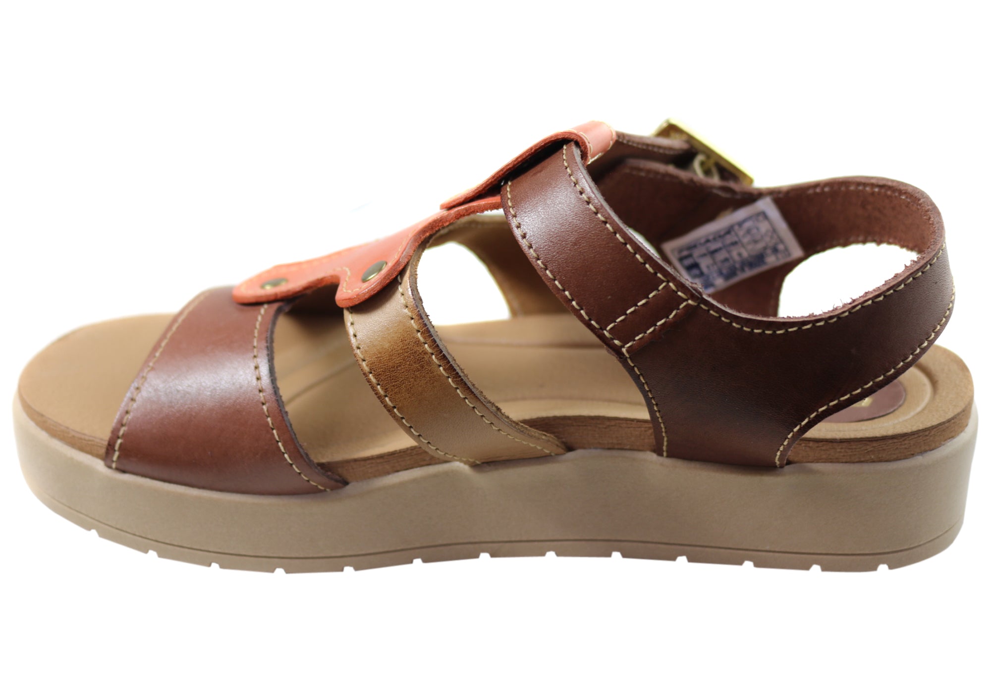 Atlas Women's Comfortable Leather Sandals - Handmade in Brazil - Perfect for Beach, Vacation & Summer Outfits