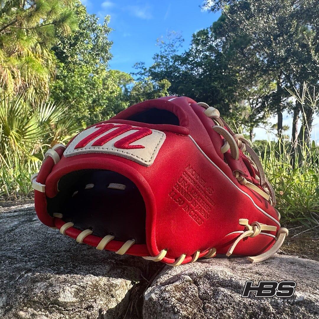 Marucci Cypress M Type 43A2 11.5 Inch Infield Baseball Glove - Left Hand Throw | Premium Leather Baseball Mitt for Infield Players | Perfect for Practice, Games & Training Sessions