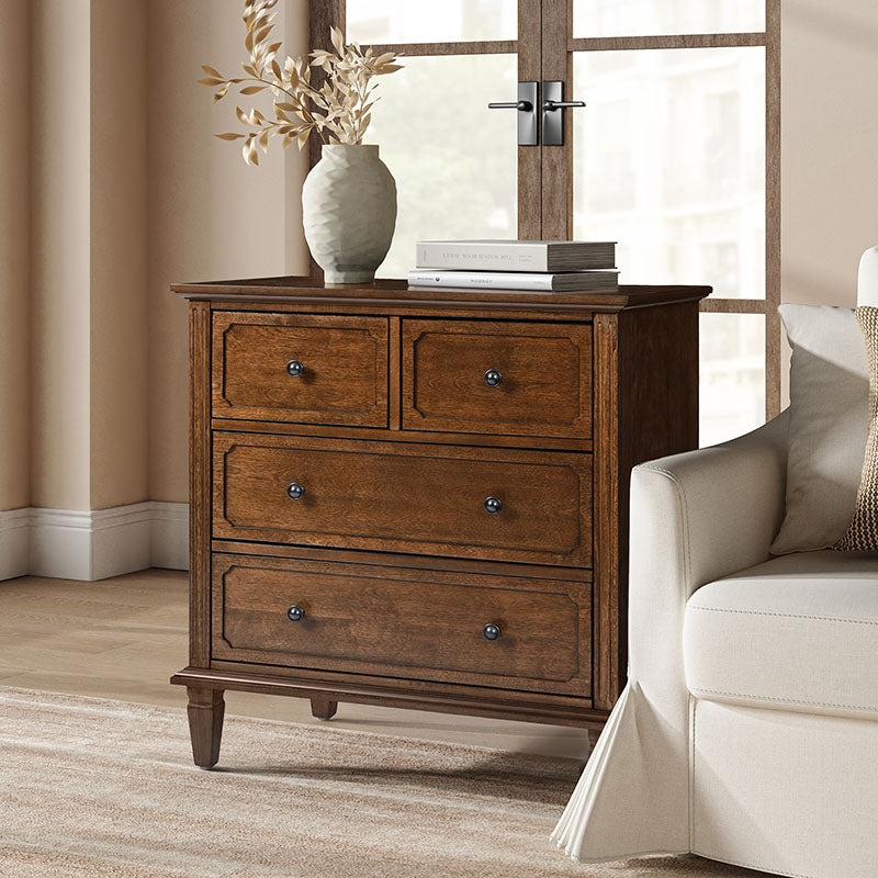 Isidro Accent Chest of Drawers with USB Charging Station - Modern Bedroom Dresser with 3 Drawers & Built-in Power Outlets - Perfect for Bedside Storage & Device Charging in Home, Office or Dorm Room