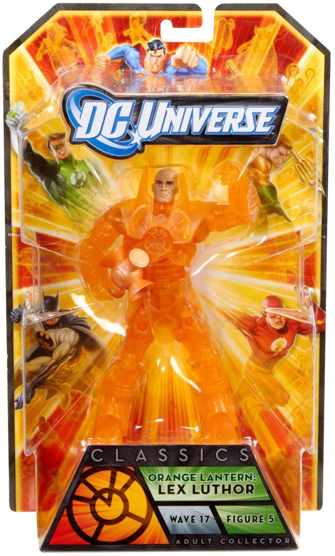 DC Universe The Classics Lex Luthor Orange Lantern Action Figure - Collectible Superhero Toy for Display & Play - Perfect for DC Fans, Collectors & Gift Giving