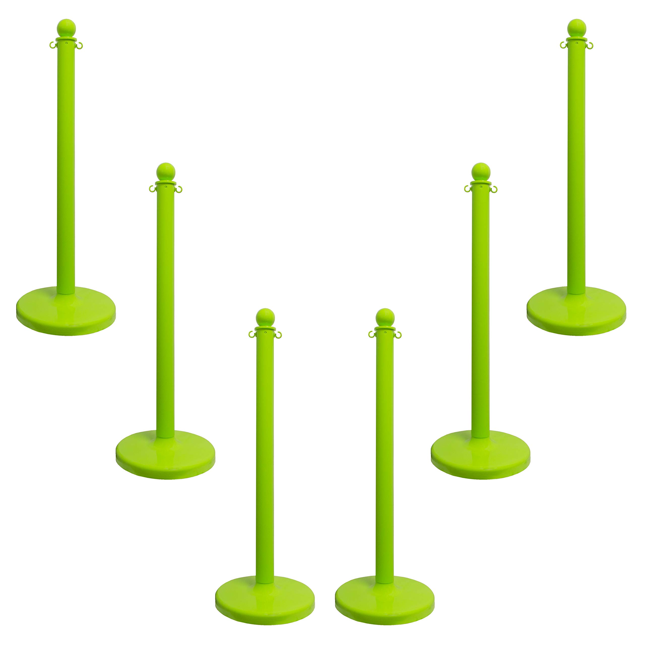 Mr. Chain 96414-6 Safety Green Stanchion - 2.5