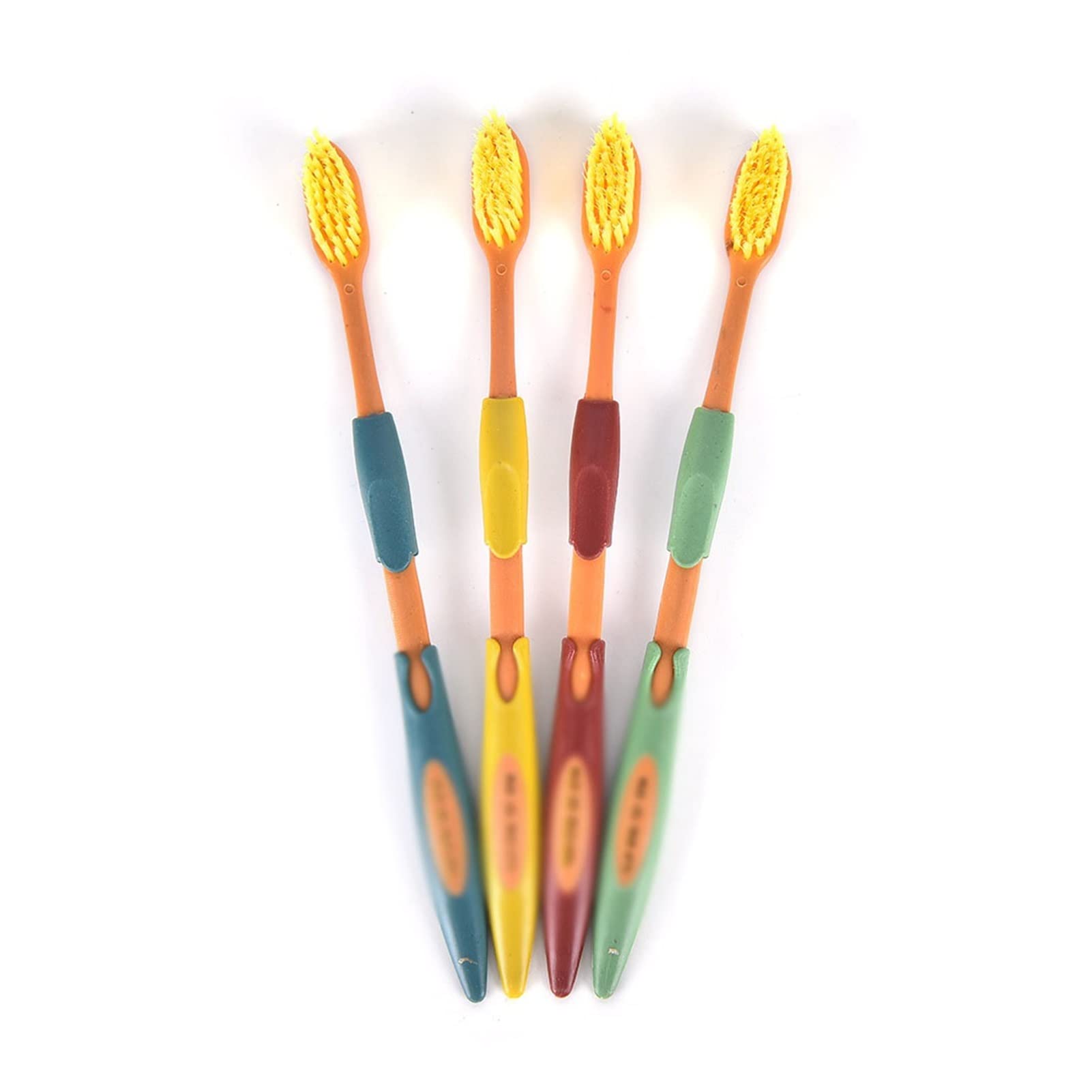 Haiqings 4-Pack Soft Bamboo Charcoal Nano Toothbrushes - Ultra Soft Bristles for Adults, Eco-Friendly Oral Care - Perfect for Home, Travel & Daily Dental Hygiene