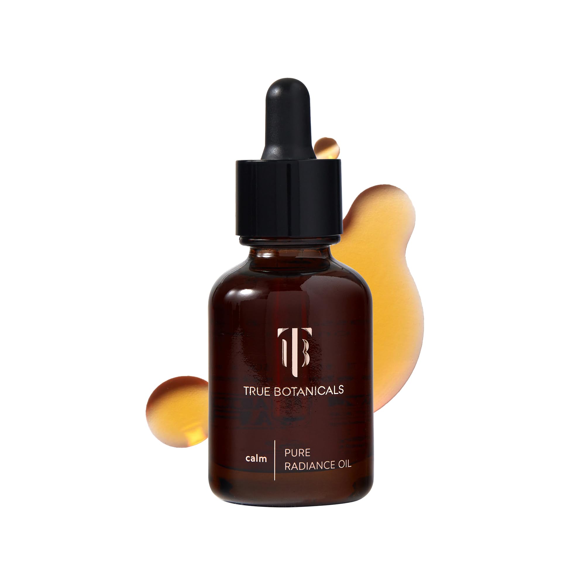 True Botanicals Calm Pure Radiance Oil - Anti-Aging Face Oil for Sensitive Skin, Redness & Wrinkles | Dermatologist Tested, Non-Toxic | 1 fl oz (30 ml) | Perfect for Nighttime Skincare Routine & Soothing Dry, Irritated Skin