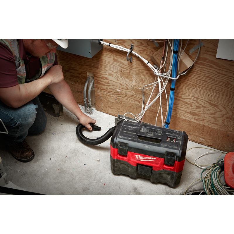 M18 18V Cordless Wet/Dry Vacuum - 2 Gallon Portable Shop Vacuum Cleaner - Milwaukee Tool Only - Ideal for Home, Garage, and Workshop Cleaning