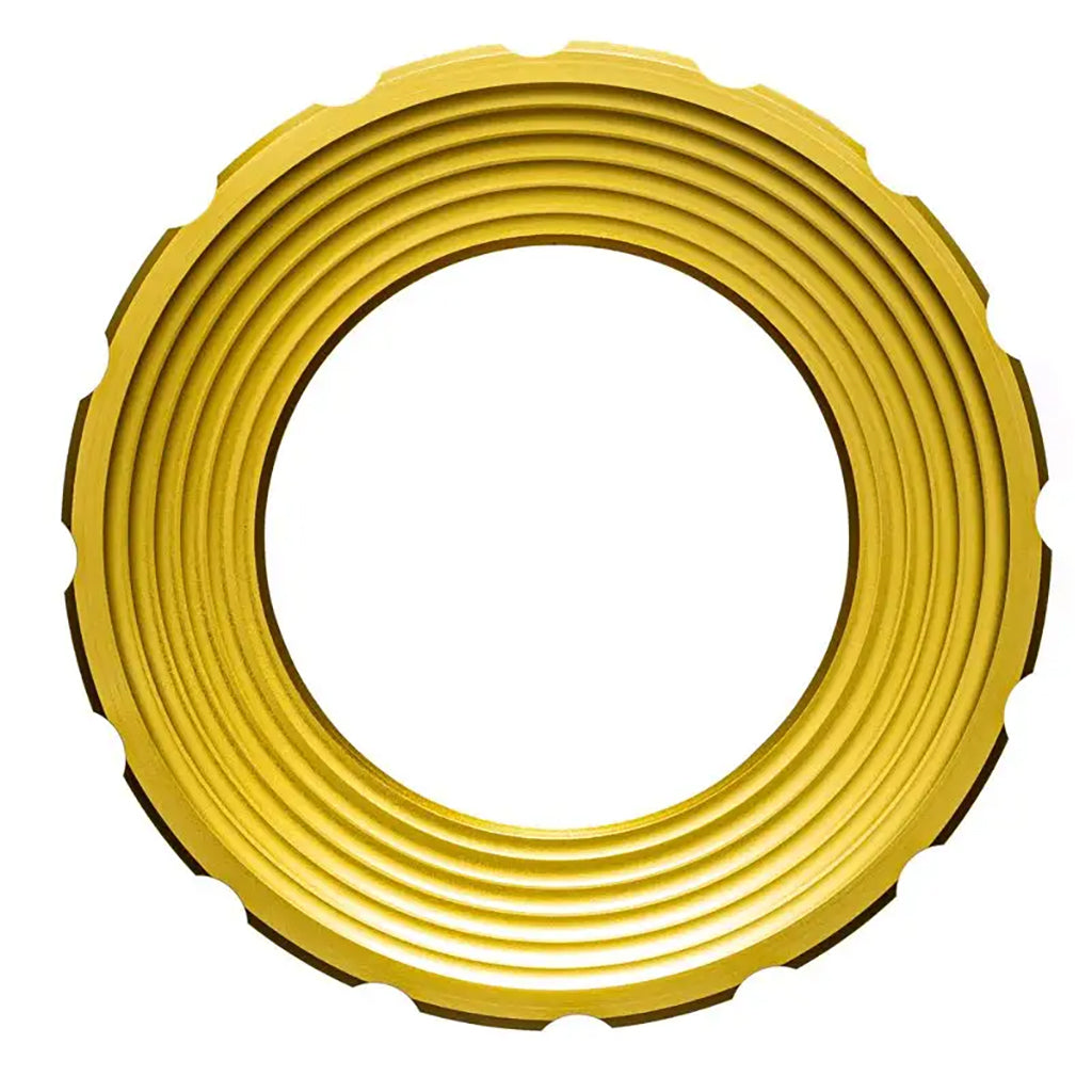 Absolute Black Center Lock Rotor Lockring - Gold Anodized MTB & Road Bike Disc Brake Upgrade for Shimano/SRAM - Perfect for Trail Riding & Racing