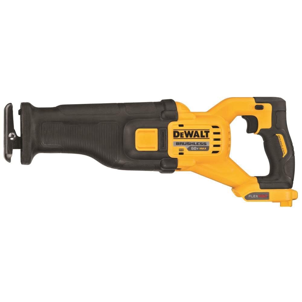 DEWALT FLEXVOLT 60V MAX* Cordless Reciprocating Saw - Tool Only (DCS389B) | Powerful Cutting Tool for Construction, Demolition & DIY Projects