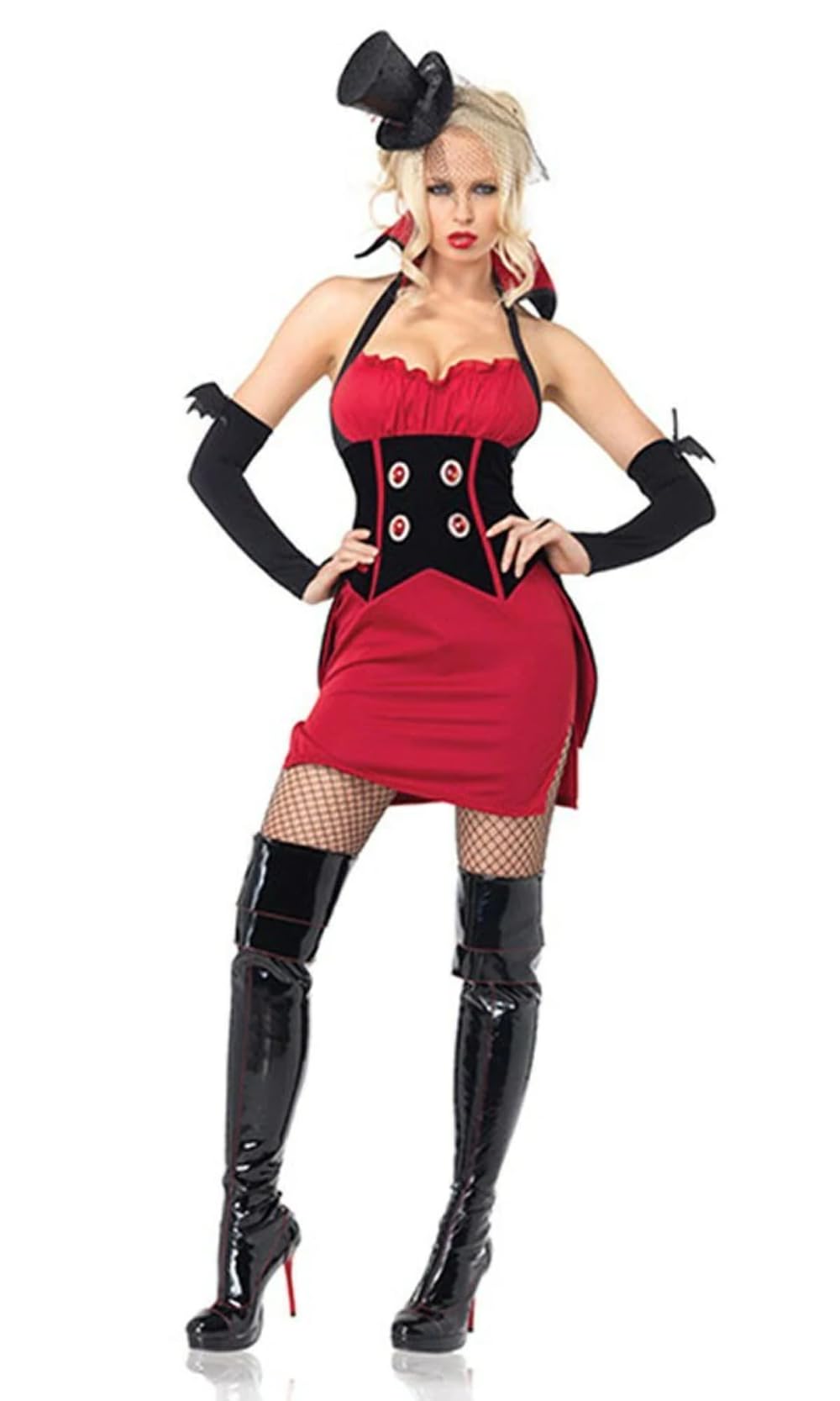 Gothic Coffin Queen Halloween Costume for Women - Elegant Victorian Vampire Dress for Cosplay, Halloween Parties & Themed Events