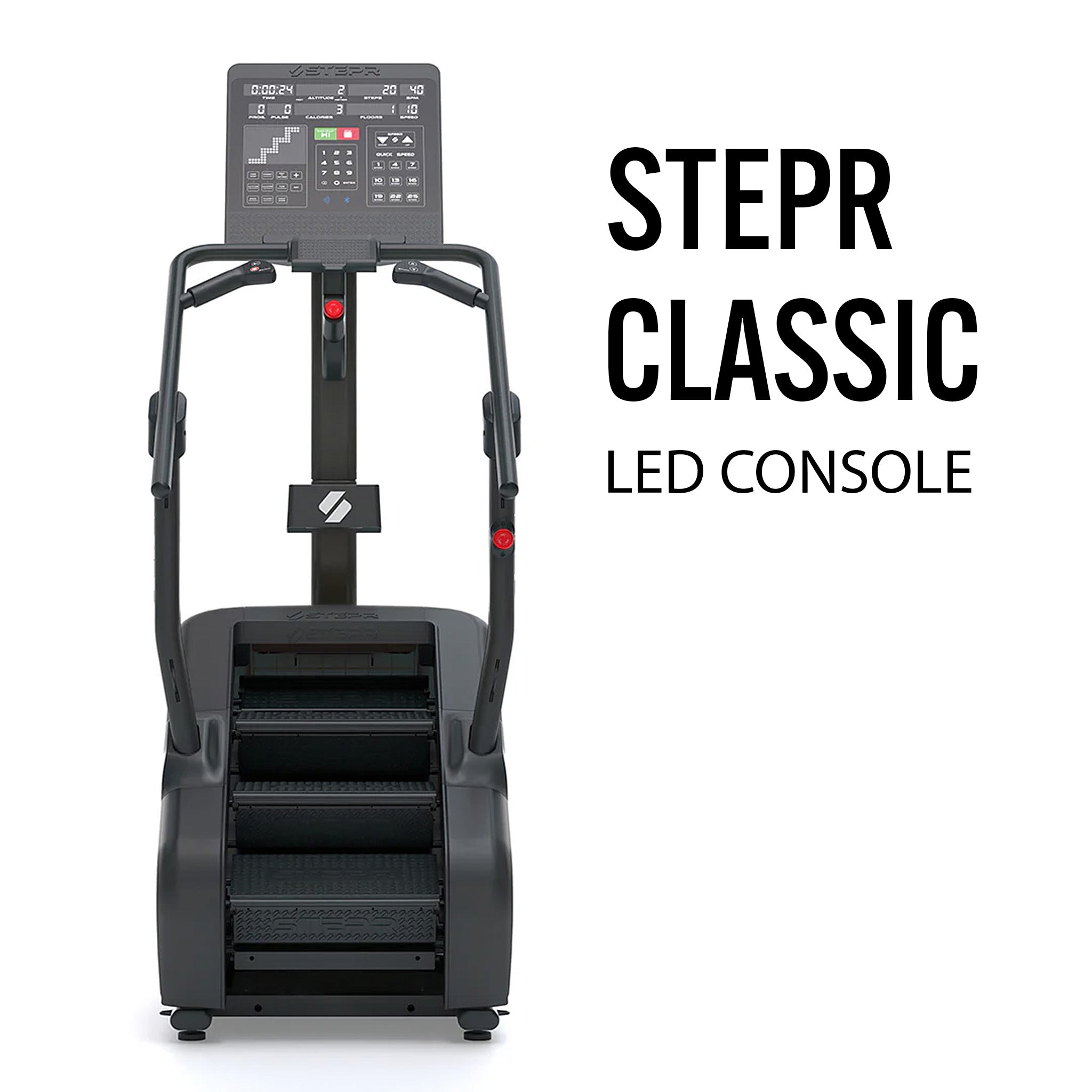STEPR Stair Climber - Portable Folding Stepper Machine for Home Workout, Cardio & Fitness Training - Perfect for Small Spaces, Apartment & Office Use