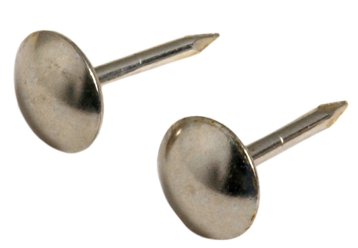 Hillman Large Brass-Plated Brass Furniture Nails - 25 Pack - Decorative Upholstery Tacks for Furniture, DIY Projects & Home Decor