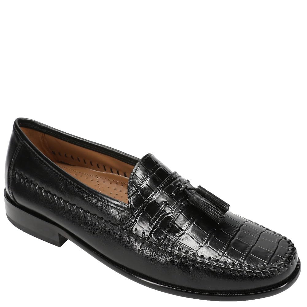 Florsheim Men's Pisa Tassel Loafers - Classic Leather Dress Shoes for Business & Formal Occasions | Comfortable Slip-On Shoes for Office, Weddings & Professional Events