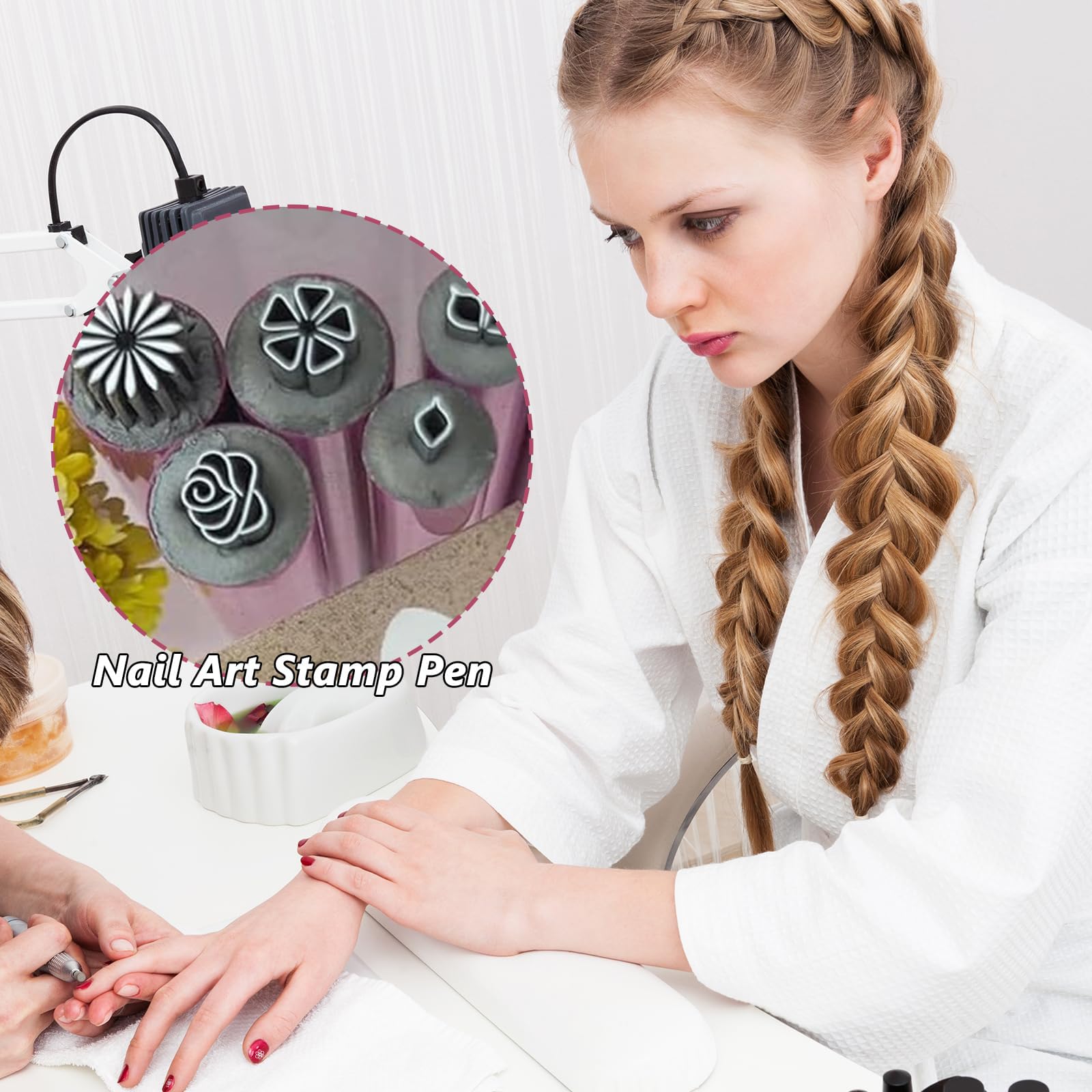15Pcs Nail Art Stamp Pen Set - Professional Dotting Tools for DIY Nail Designs, Easy to Use Nail Graffiti & Stamping Kit for Women & Girls - Perfect for Home Manicures, Salon Use & Nail Art Parties