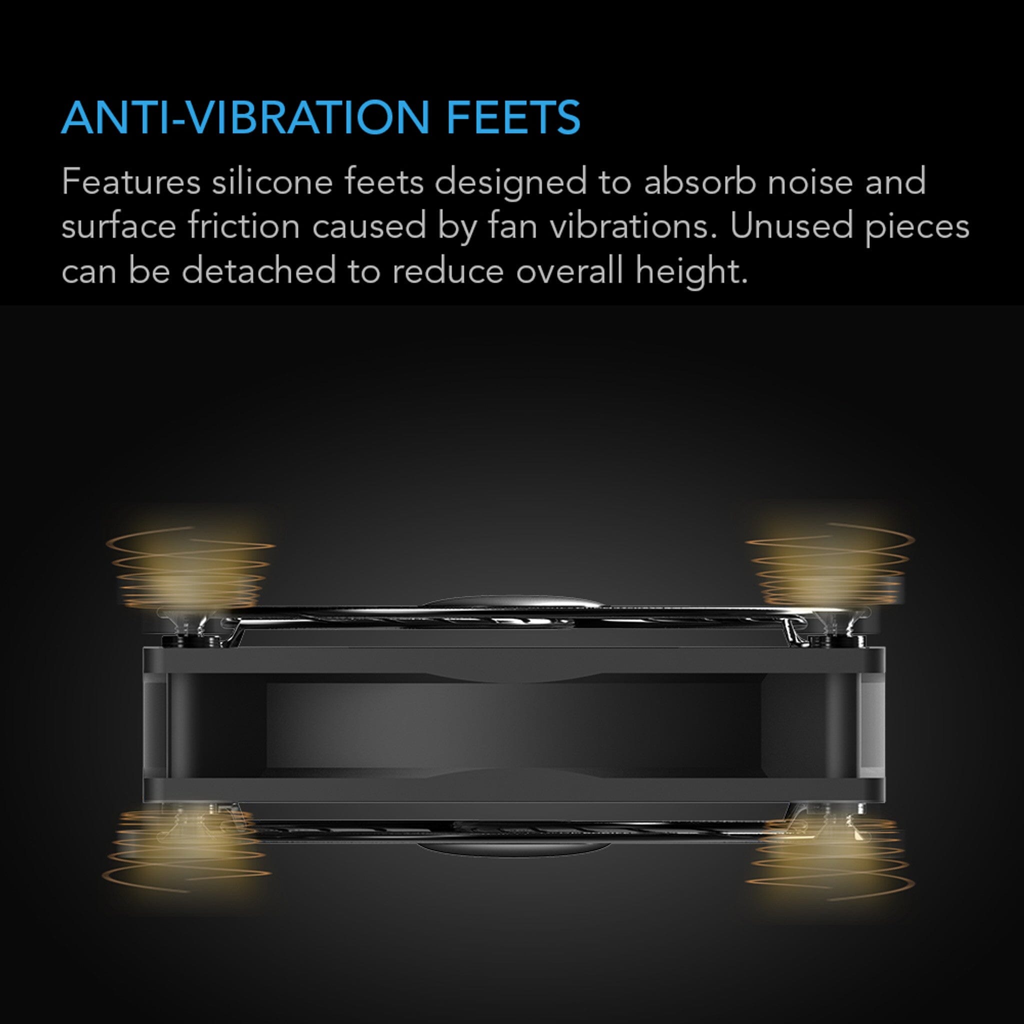 Multifan S1 - Ultra Quiet 80mm USB Cooling Fan for PC, Laptop, Gaming Setup & Office Use
