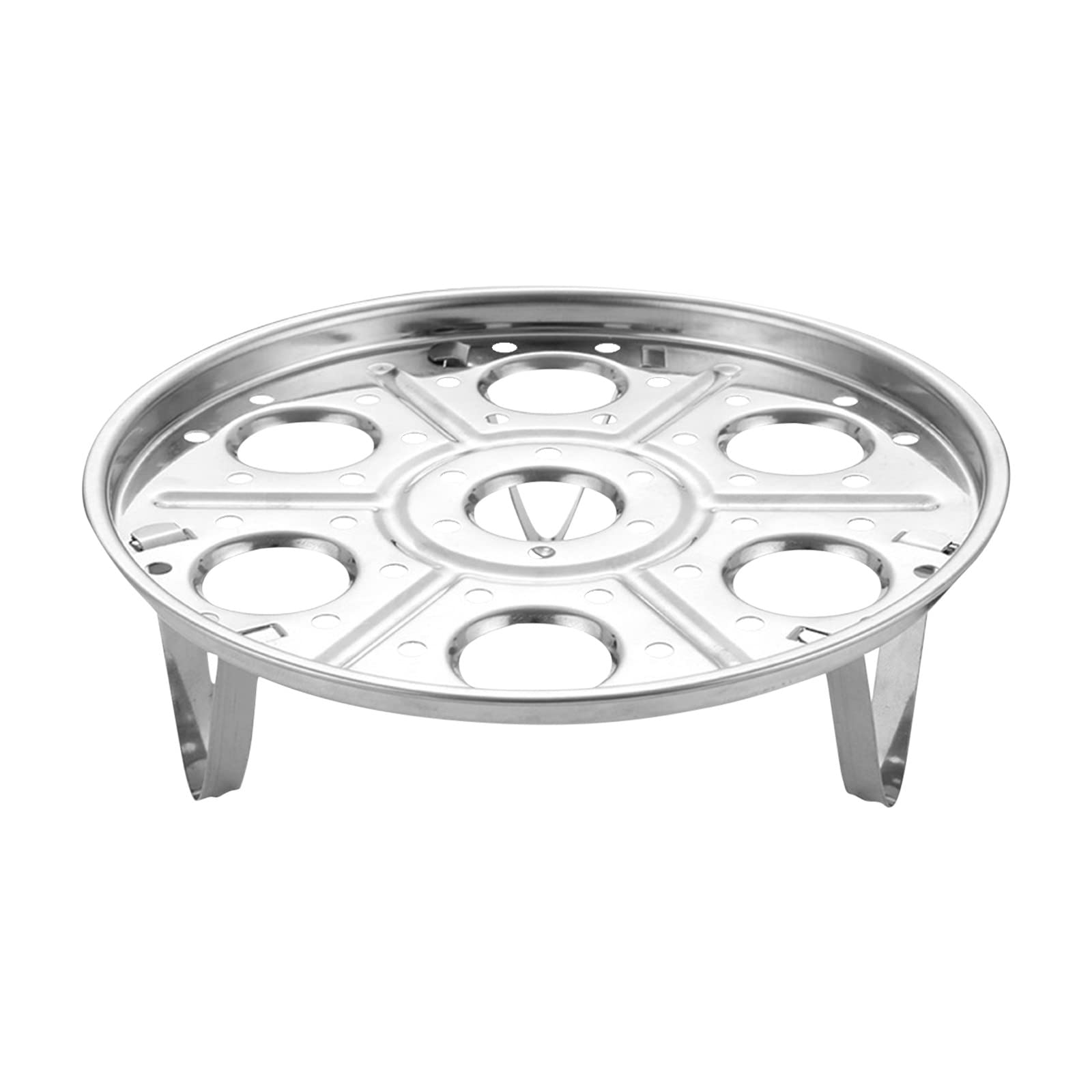 Stainless Steel Double-Layer Steaming Rack for Kitchen - Detachable Egg Steamer, Baking Rack & Insulation Stand for Cooking, Baking, Steaming - Perfect for Eggs, Dumplings, Vegetables & Baking Powder Bulk Storage